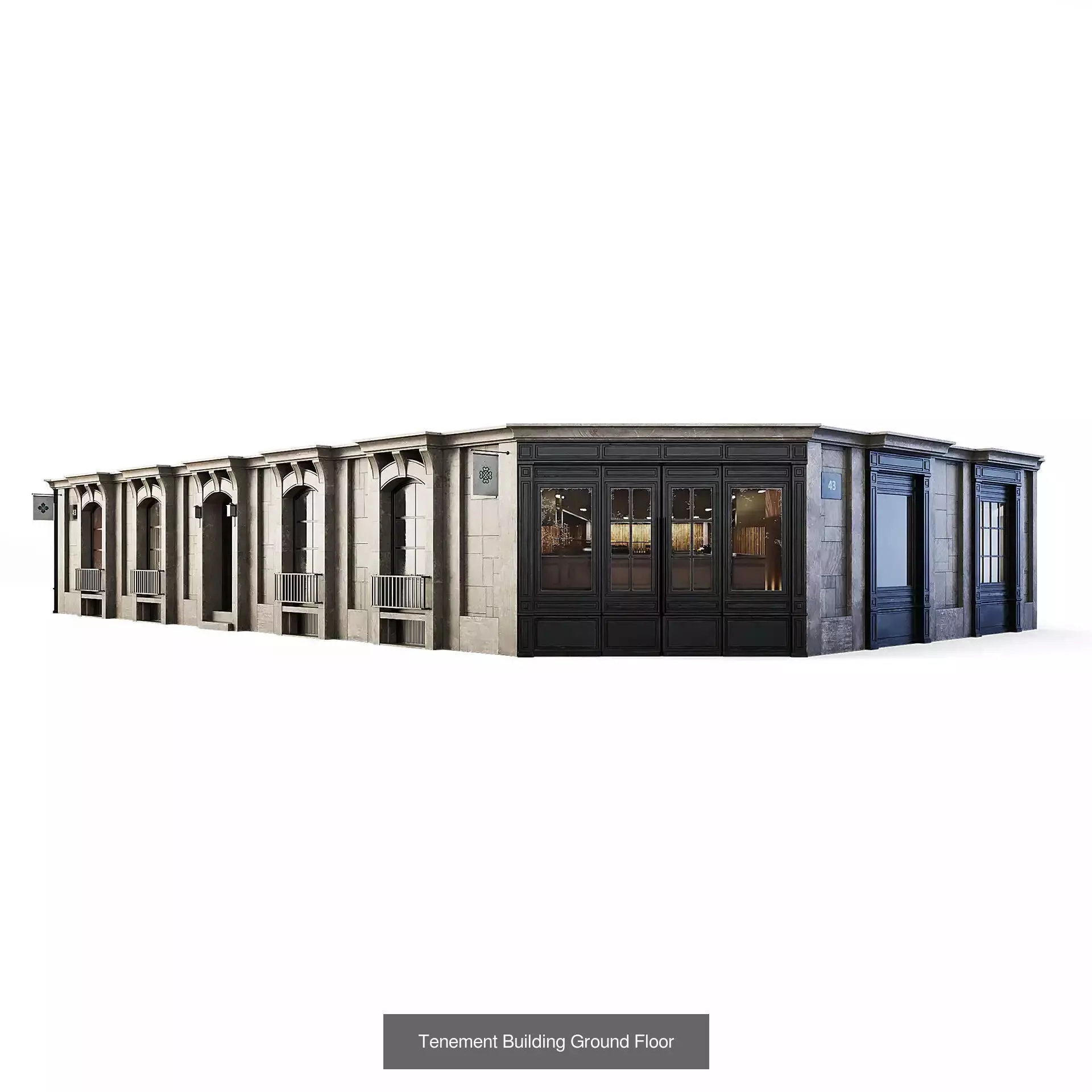 CGAxis Cityscape 3D Model Collection_84