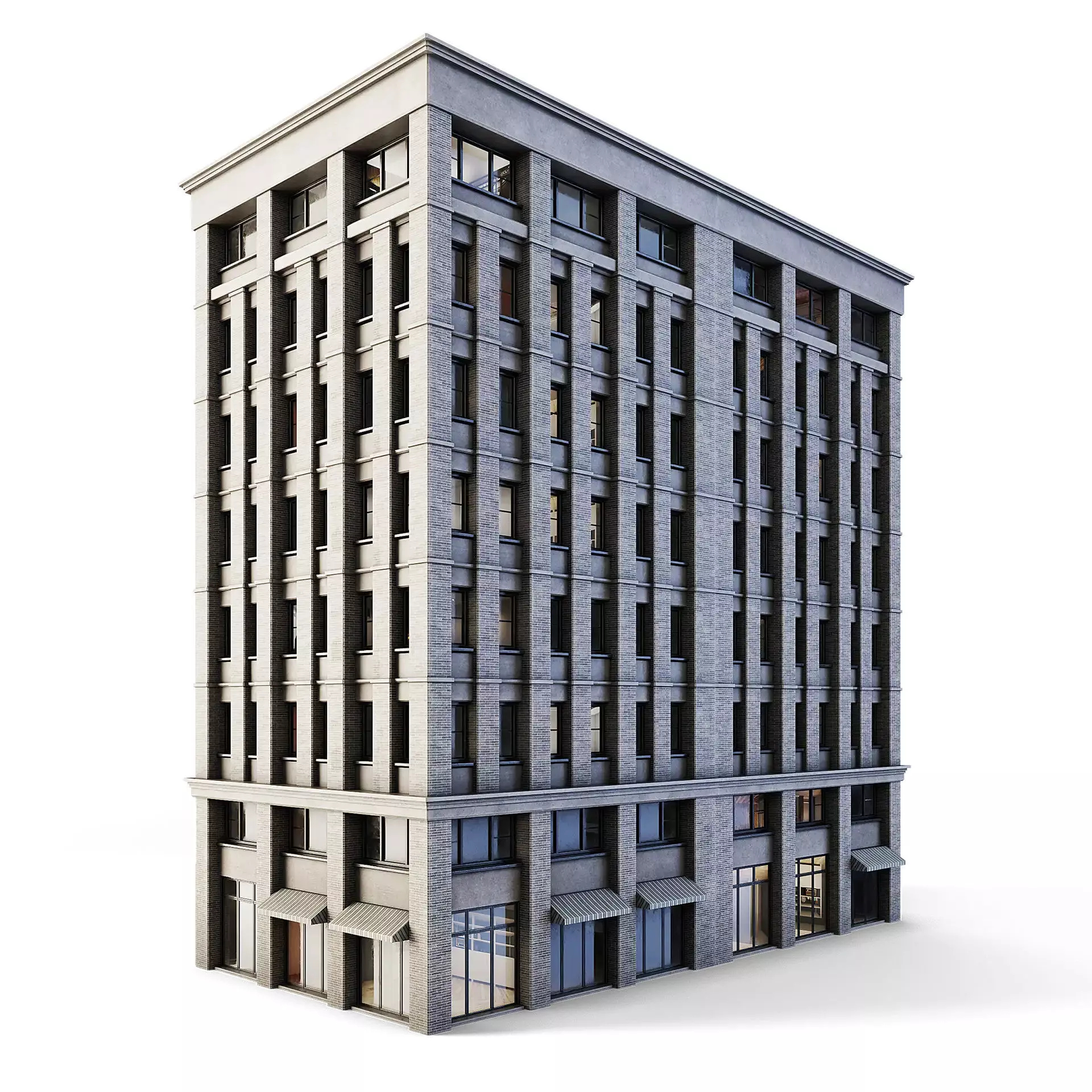 CGAxis Cityscape 3D Model Collection_12