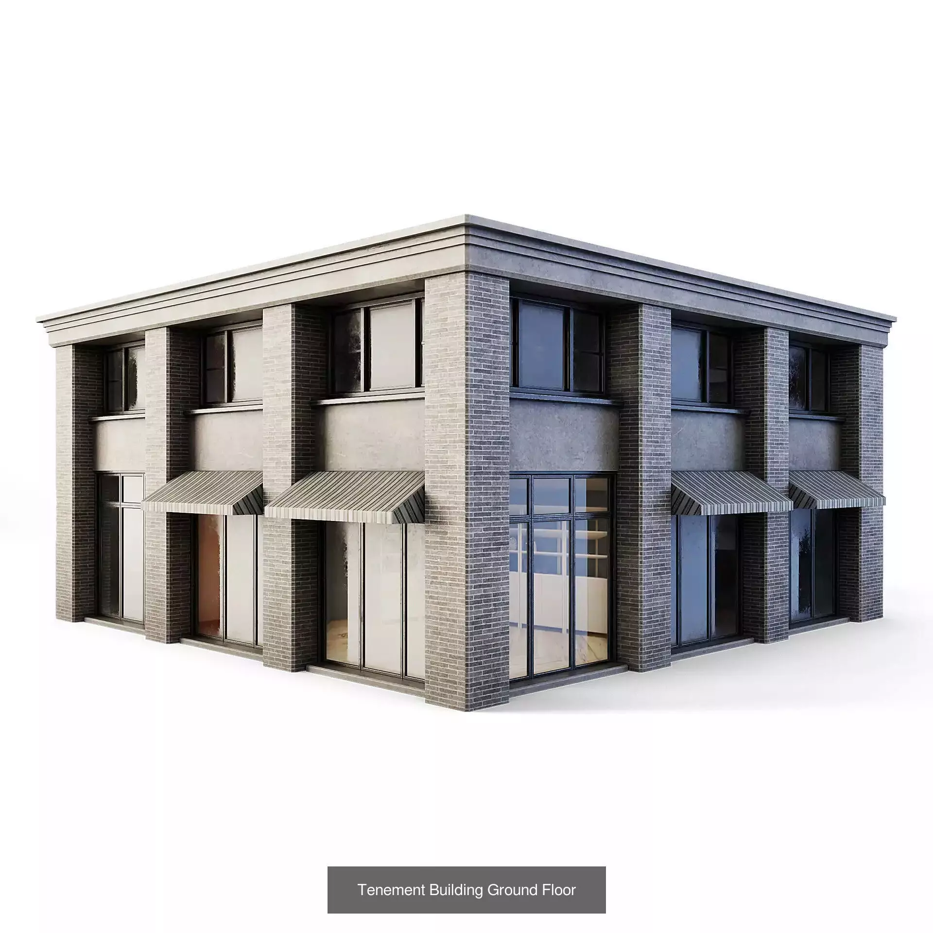 CGAxis Cityscape 3D Model Collection_44