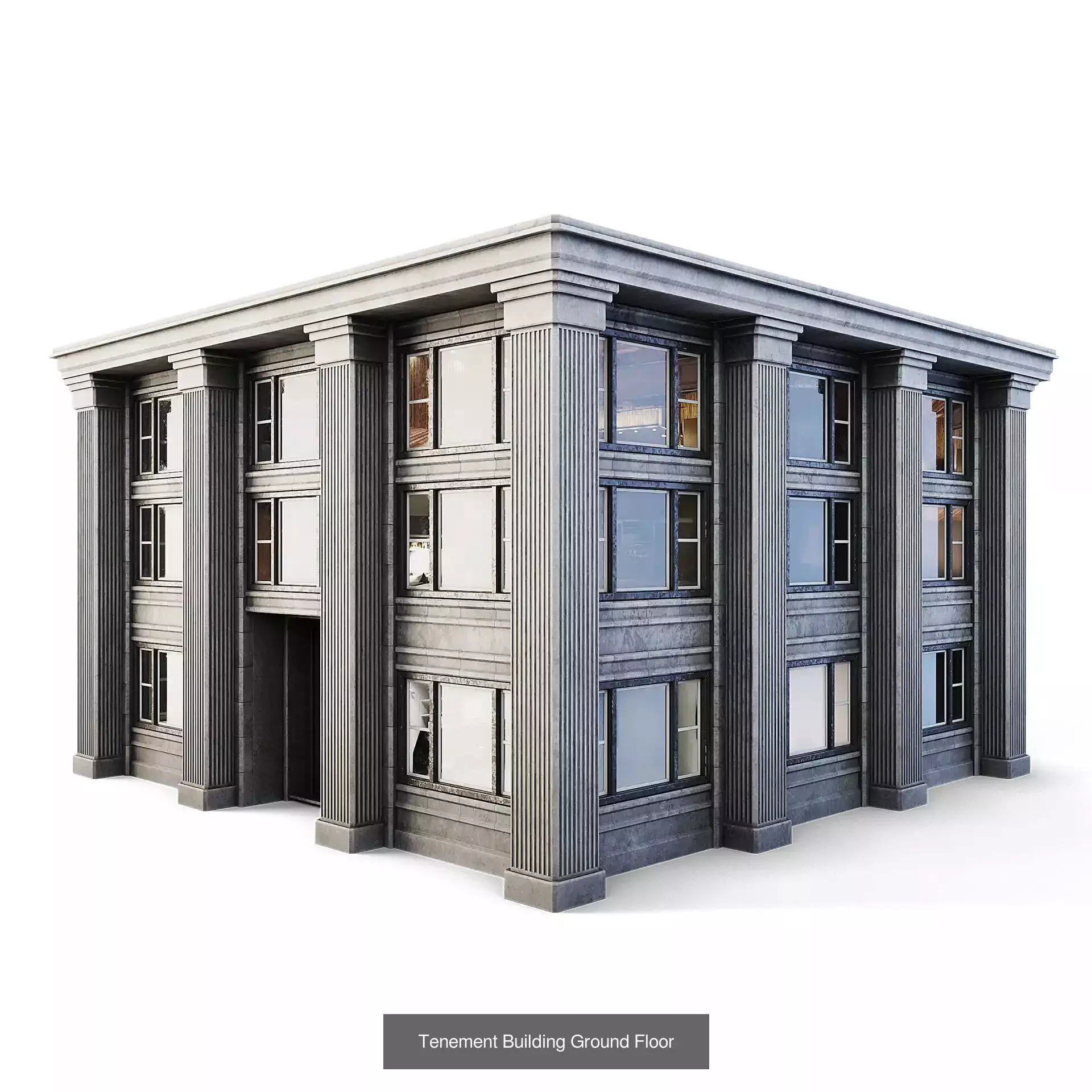 CGAxis Cityscape 3D Model Collection_39