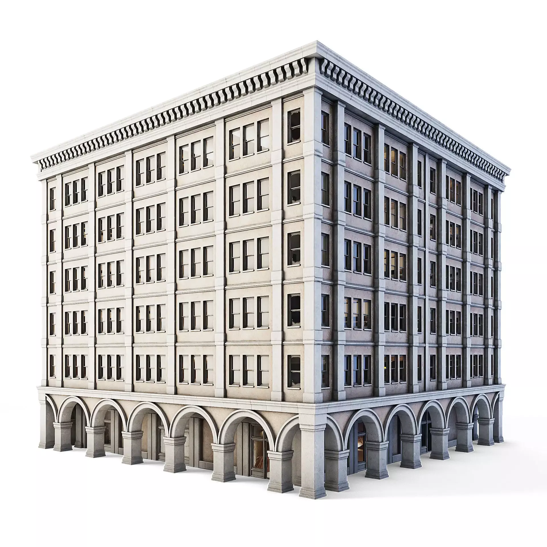 CGAxis Cityscape 3D Model Collection_10