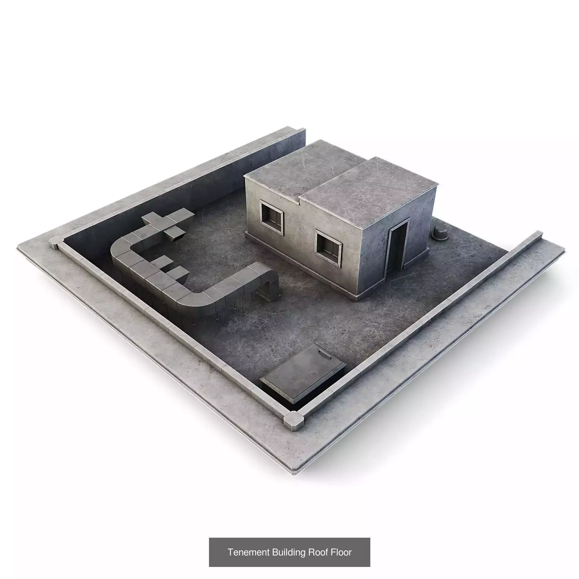 CGAxis Cityscape 3D Model Collection_37