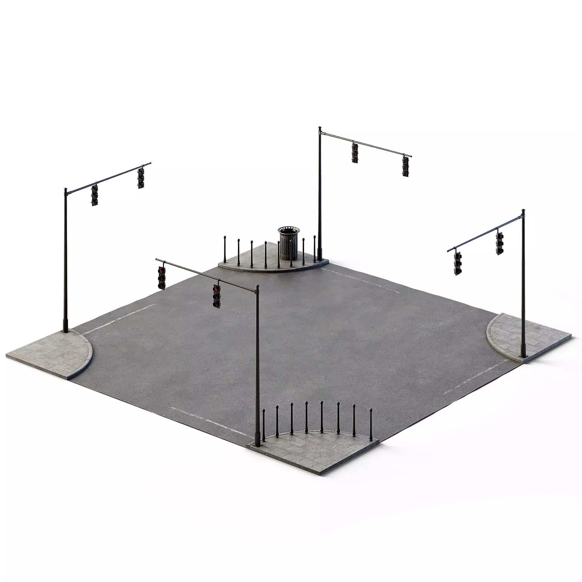 CGAxis Cityscape 3D Model Collection_22