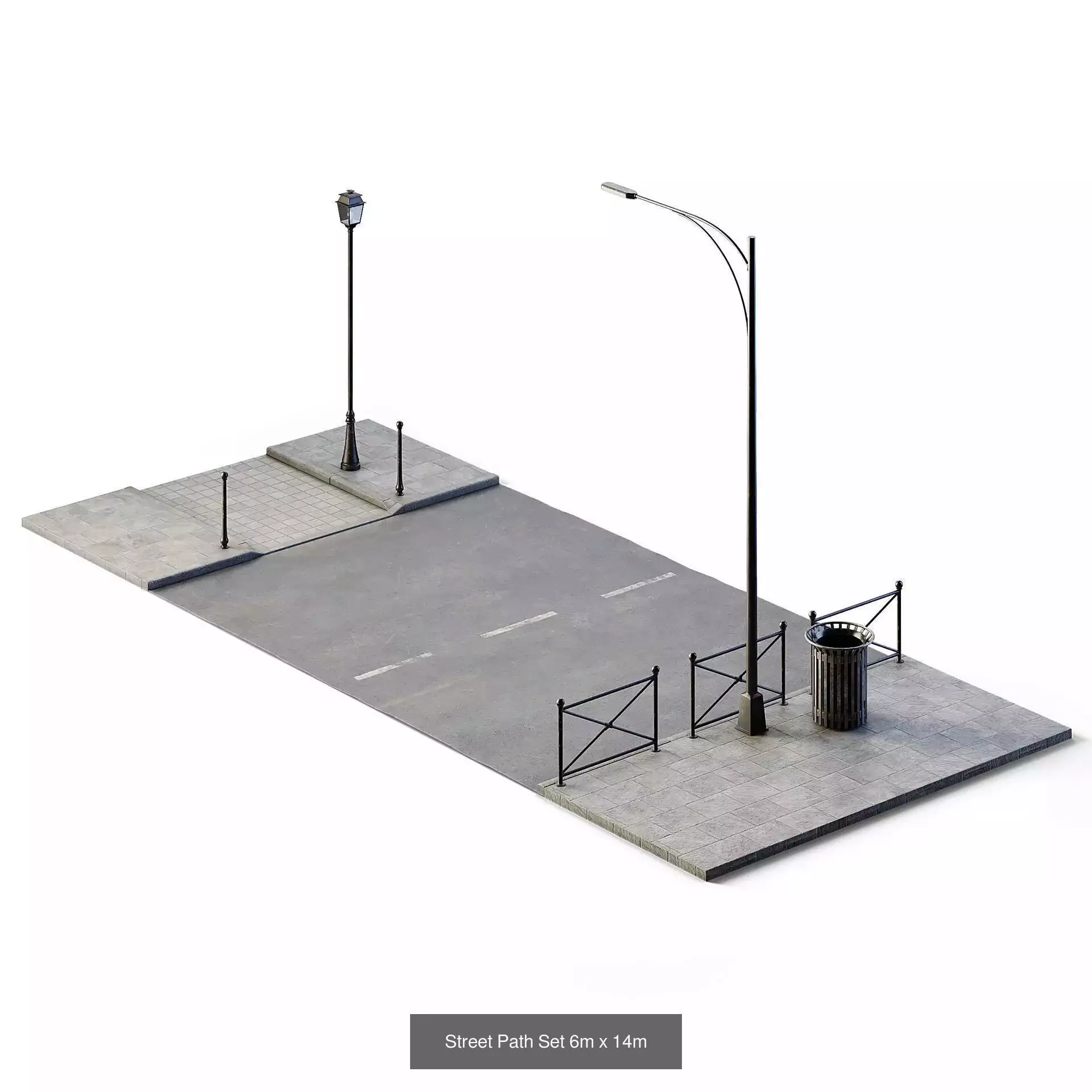 CGAxis Cityscape 3D Model Collection_130