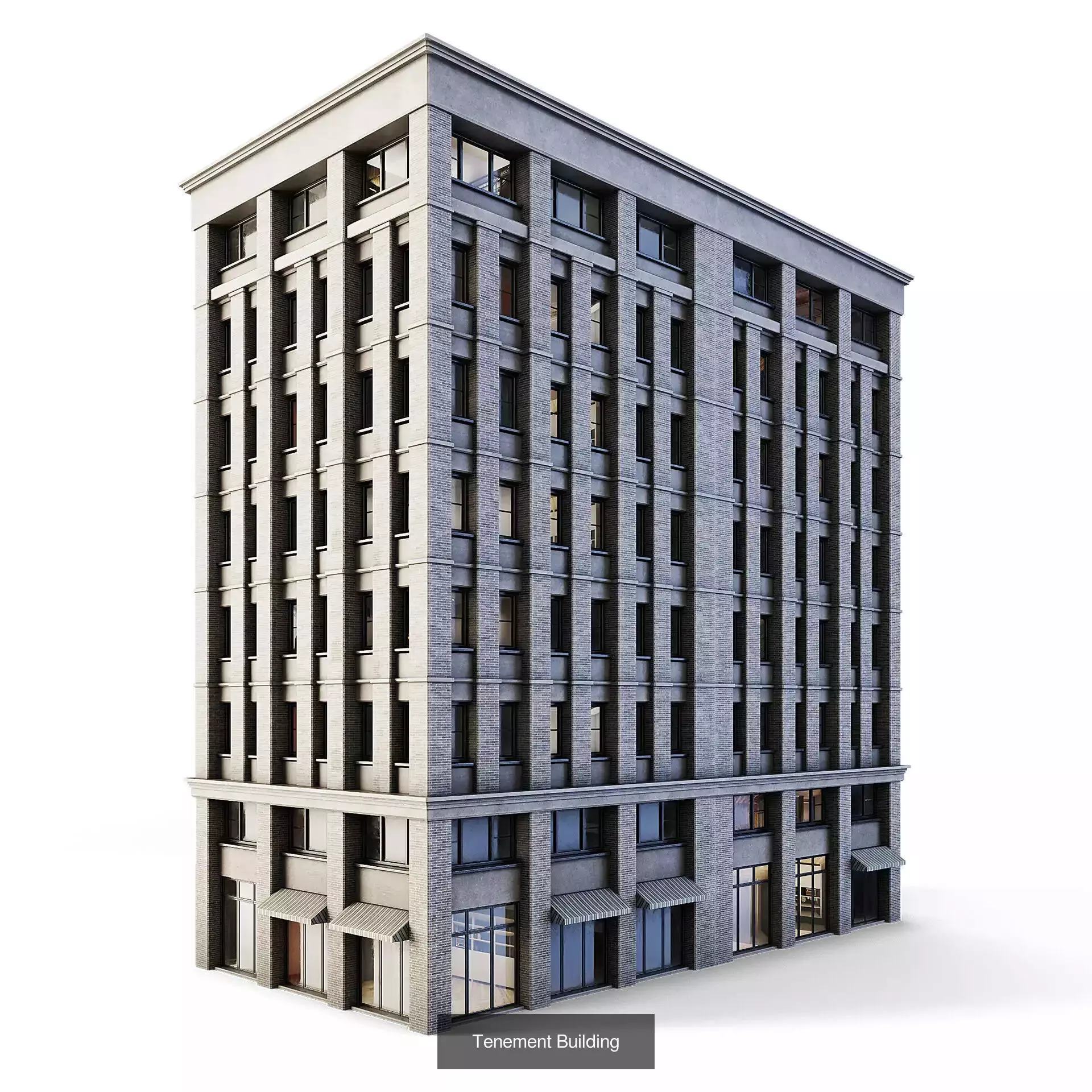 CGAxis Cityscape 3D Model Collection_46