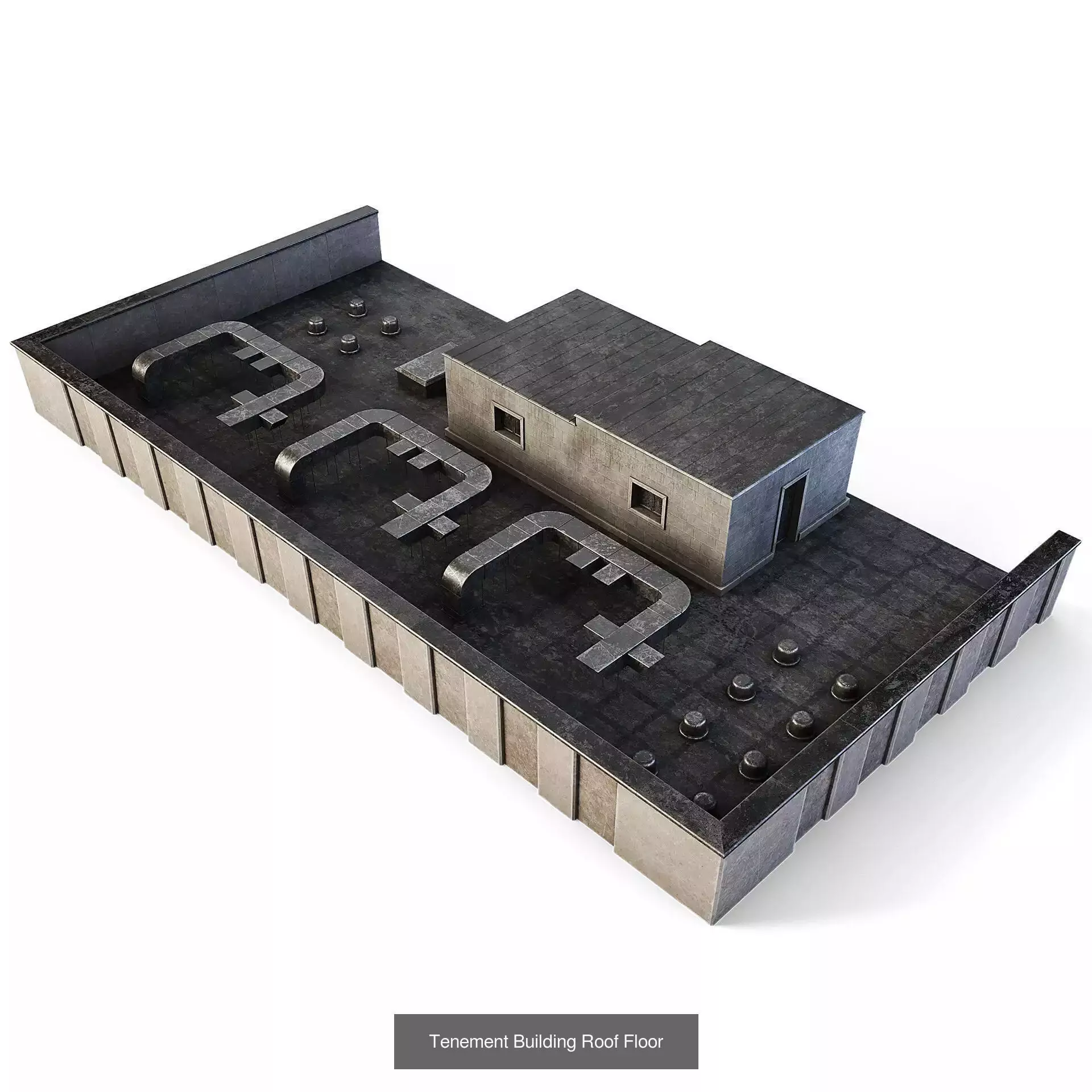 CGAxis Cityscape 3D Model Collection_66