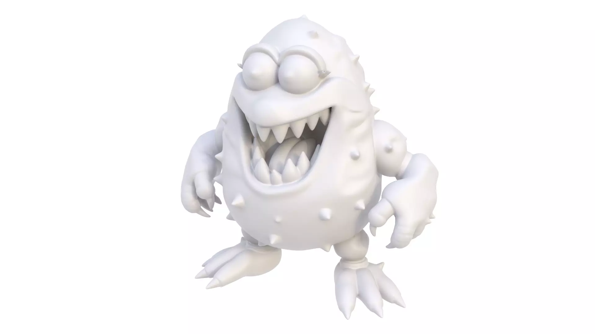 Potato Monster 3D model
