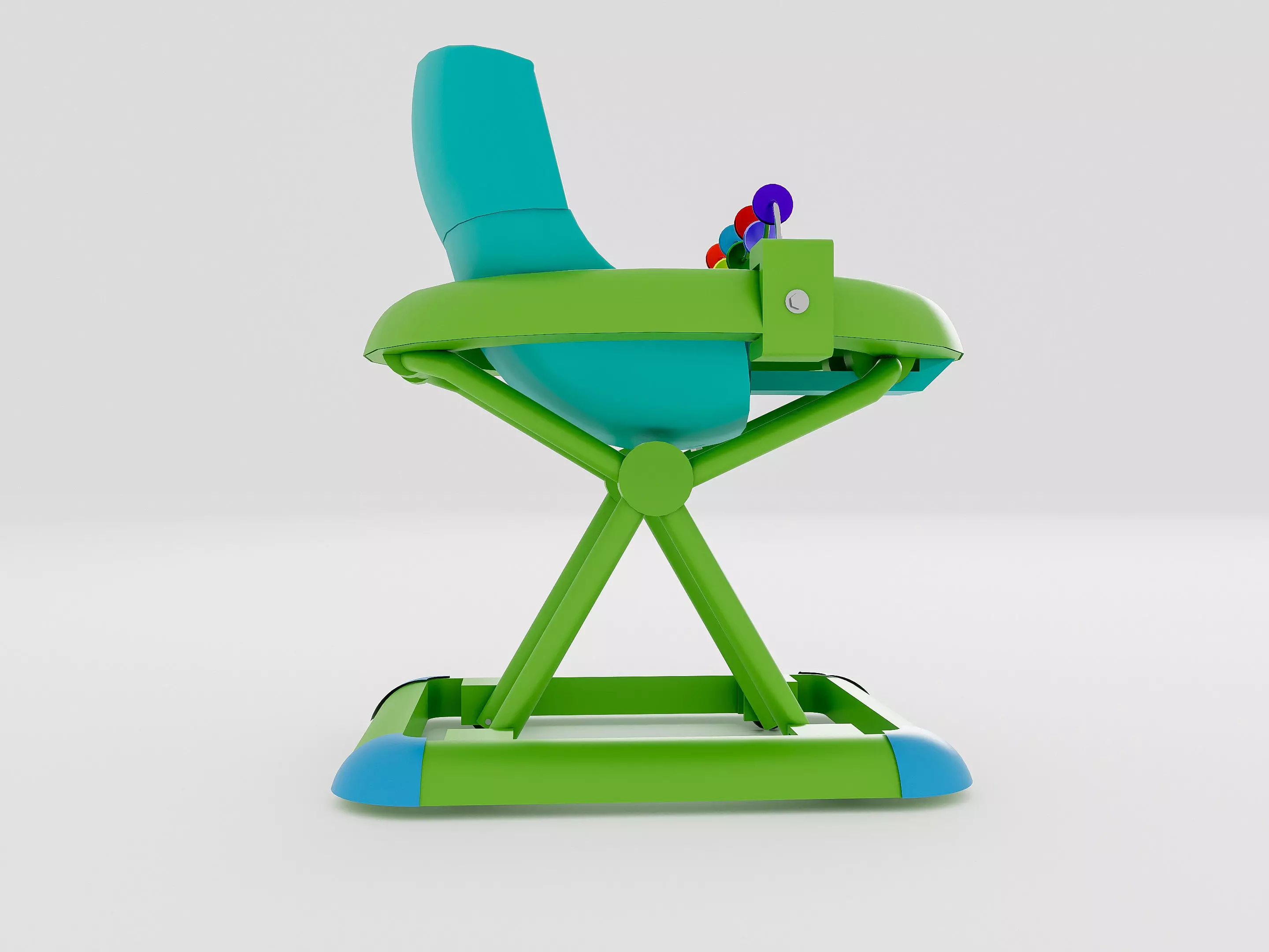 Baby walker 1 3D model_6