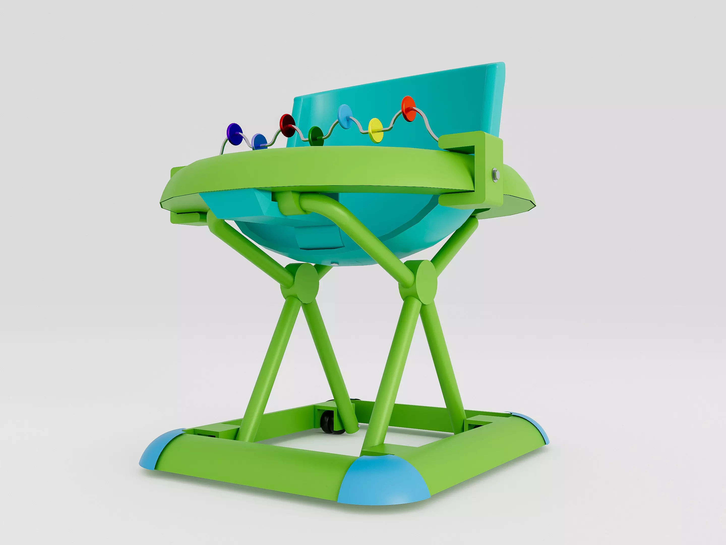Baby walker 1 3D model_8