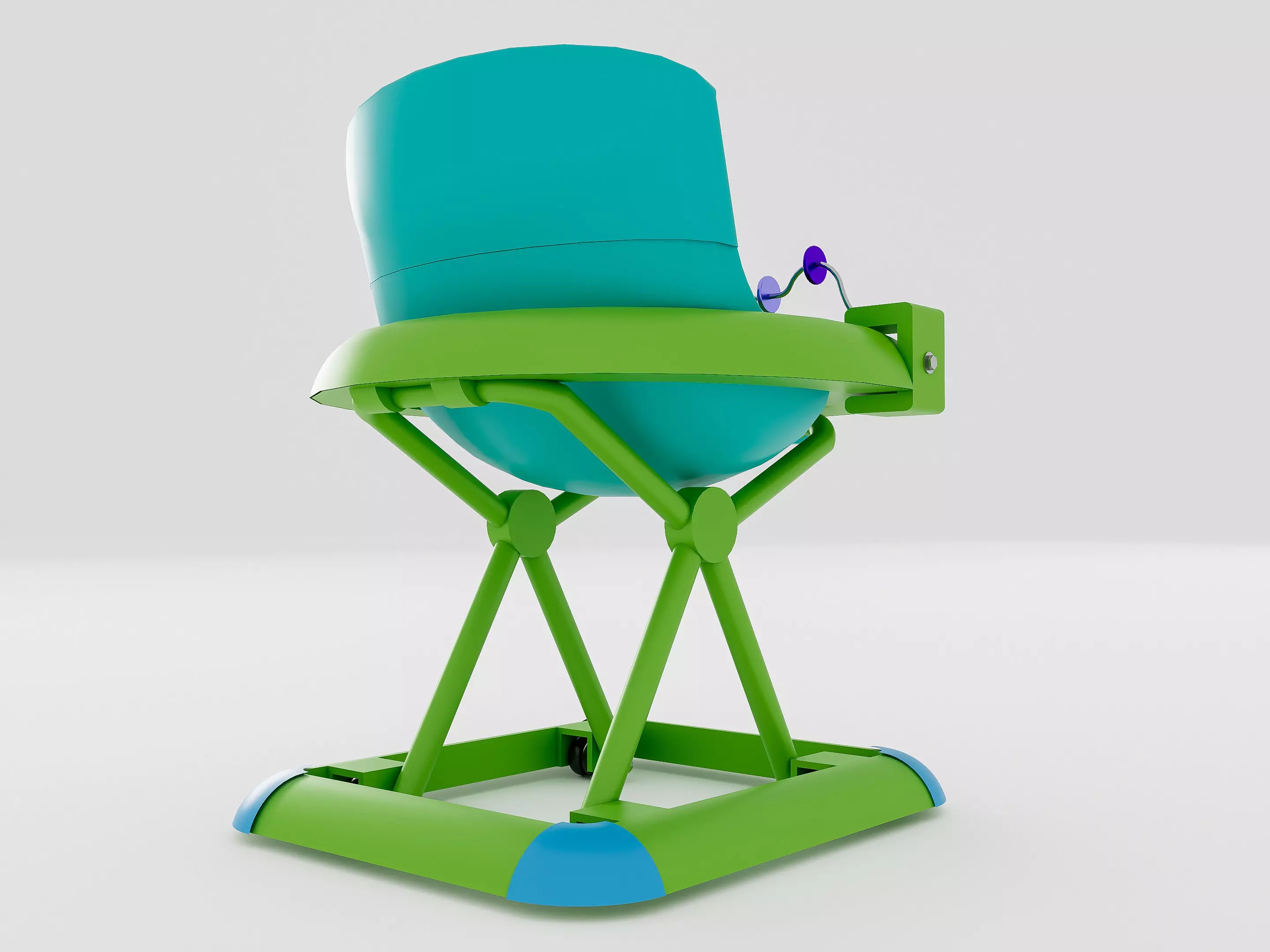 Baby walker 1 3D model_5