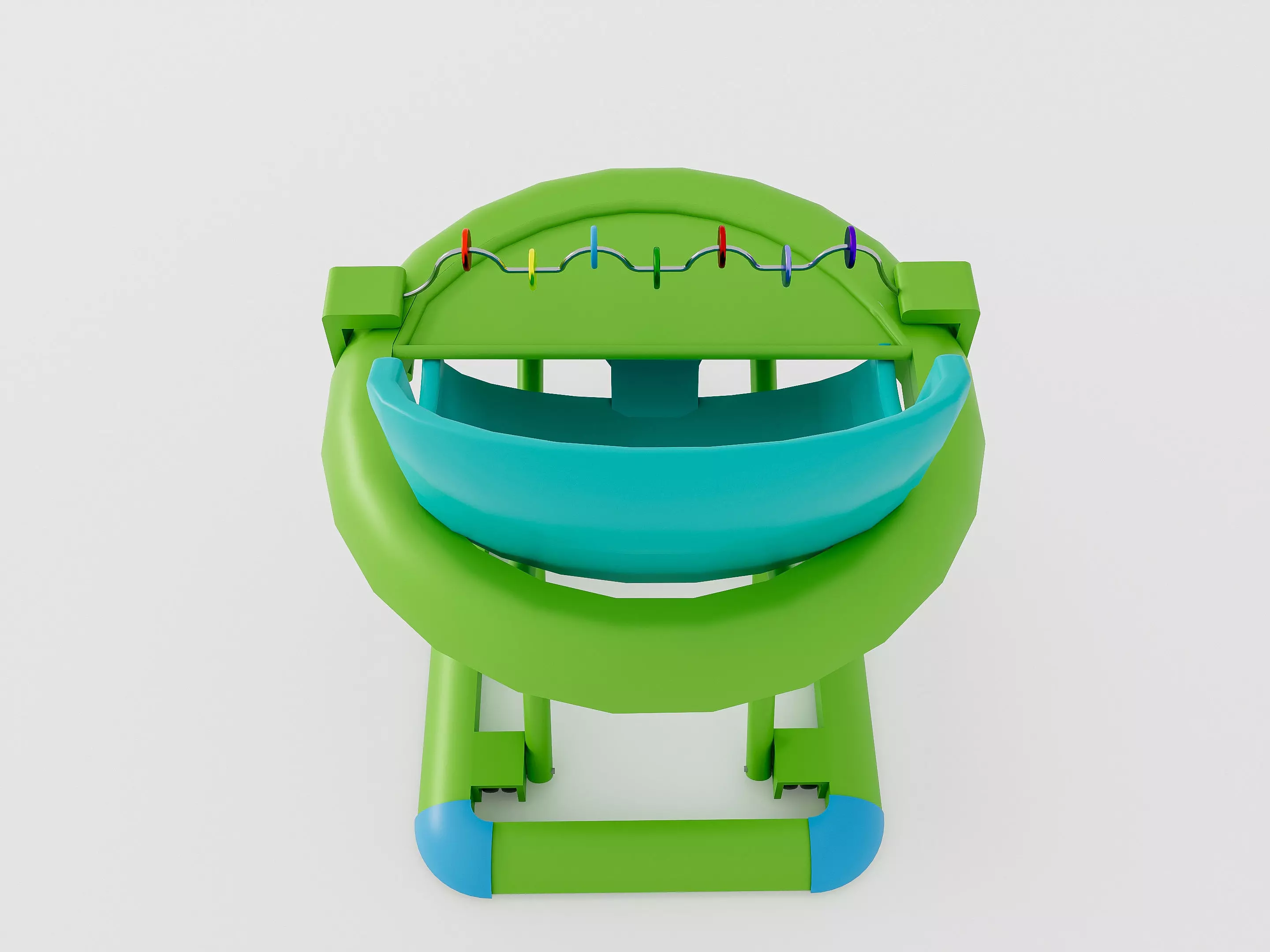 Baby walker 1 3D model_1
