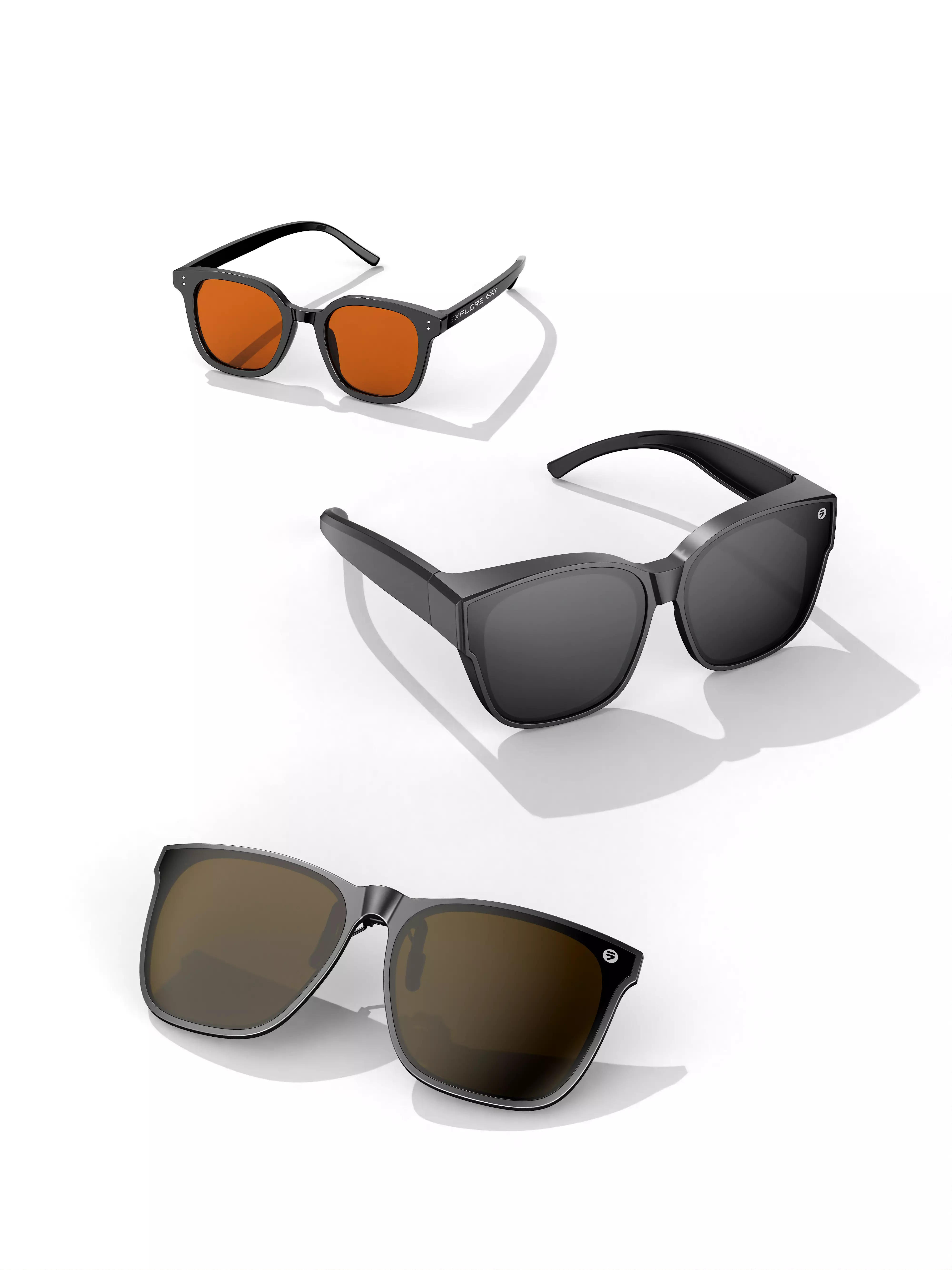polarized glasses 3D model