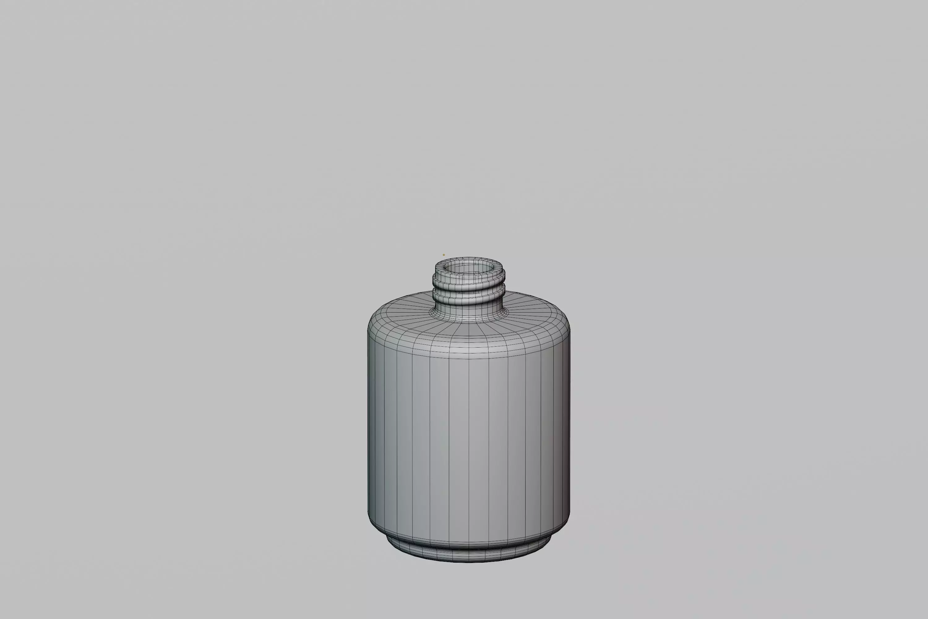 Finger nail Polish Bottle Low-poly 3D model_7
