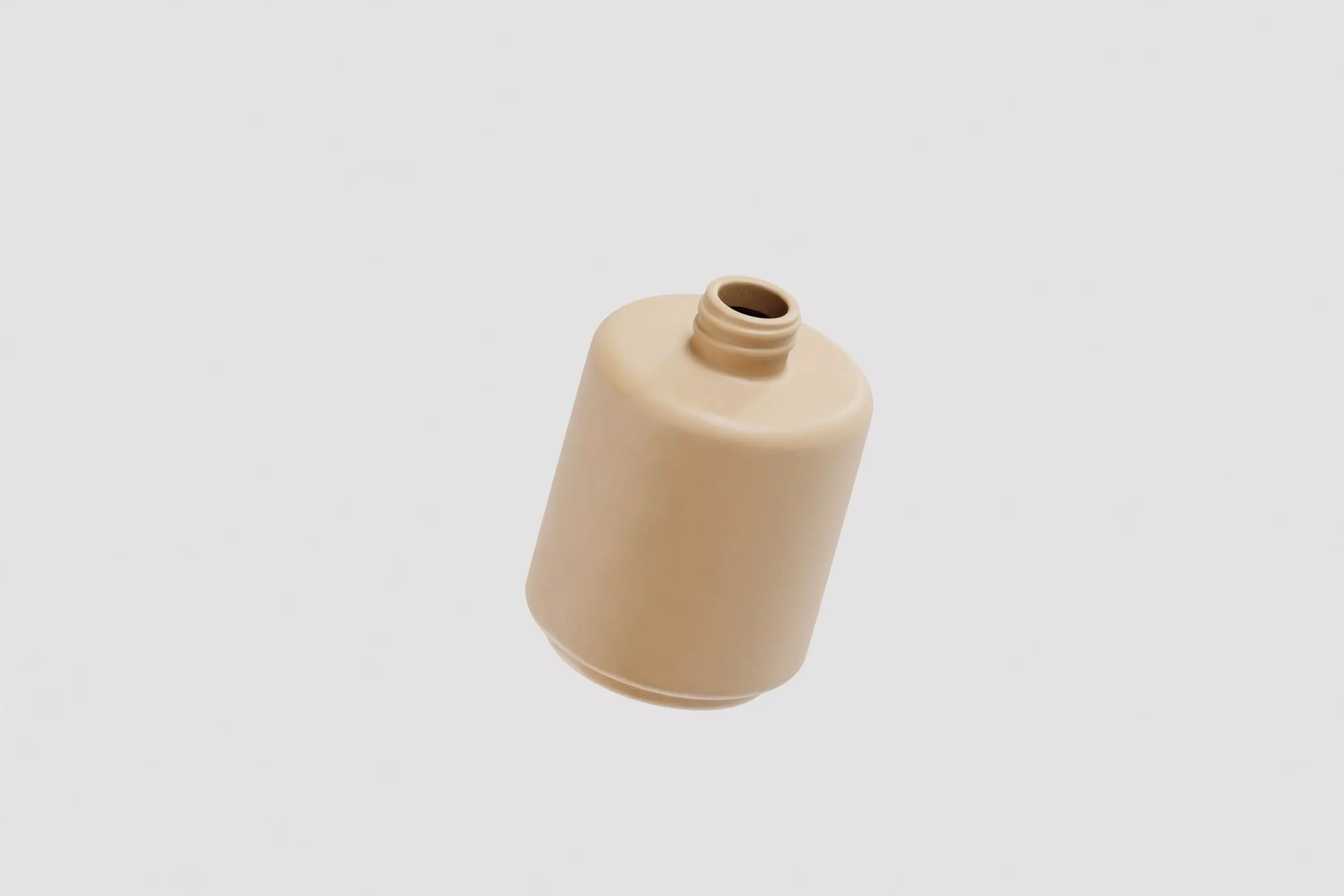 Finger nail Polish Bottle Low-poly 3D model_5