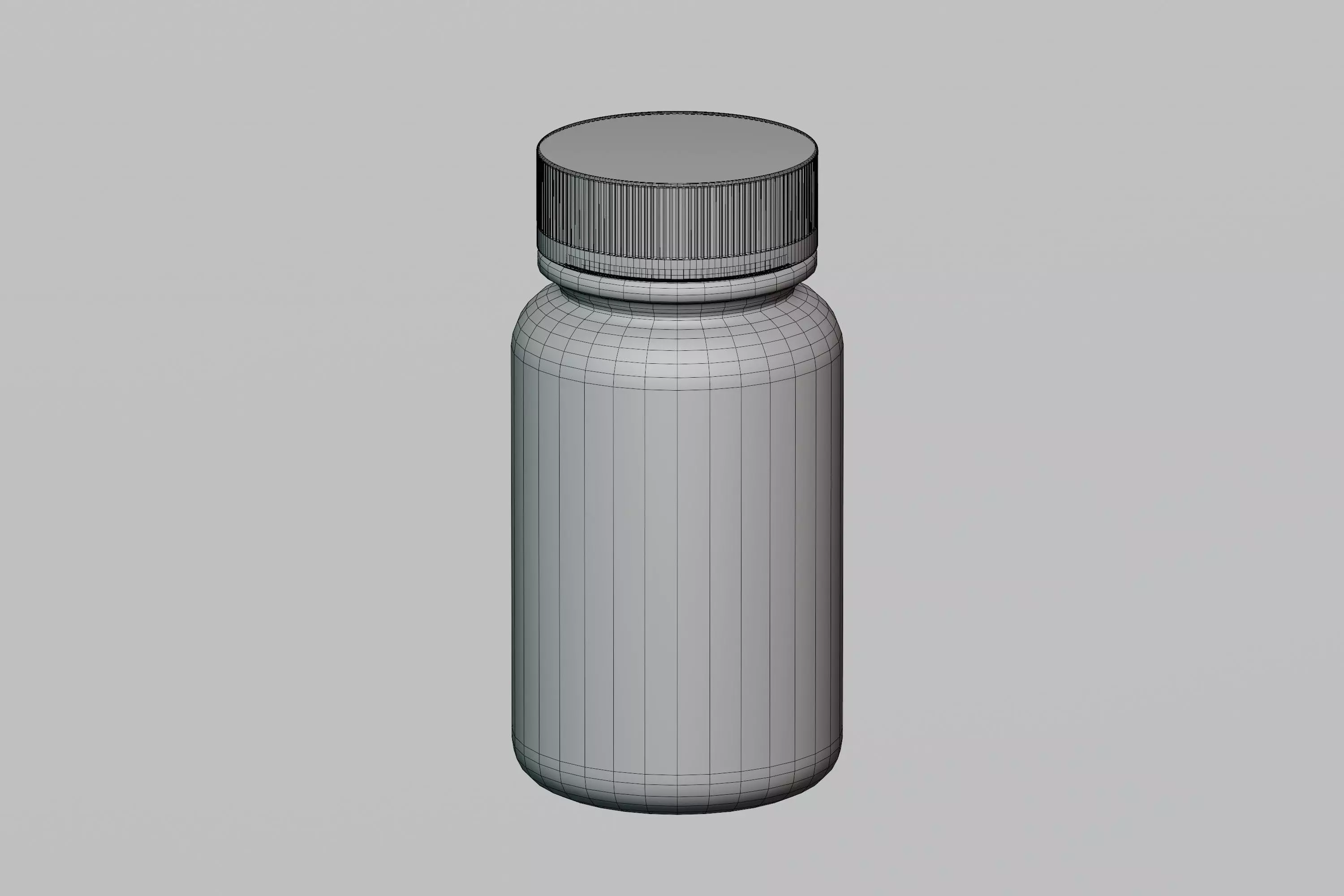 Pill Bottle 3d model Low-poly 3D model_6