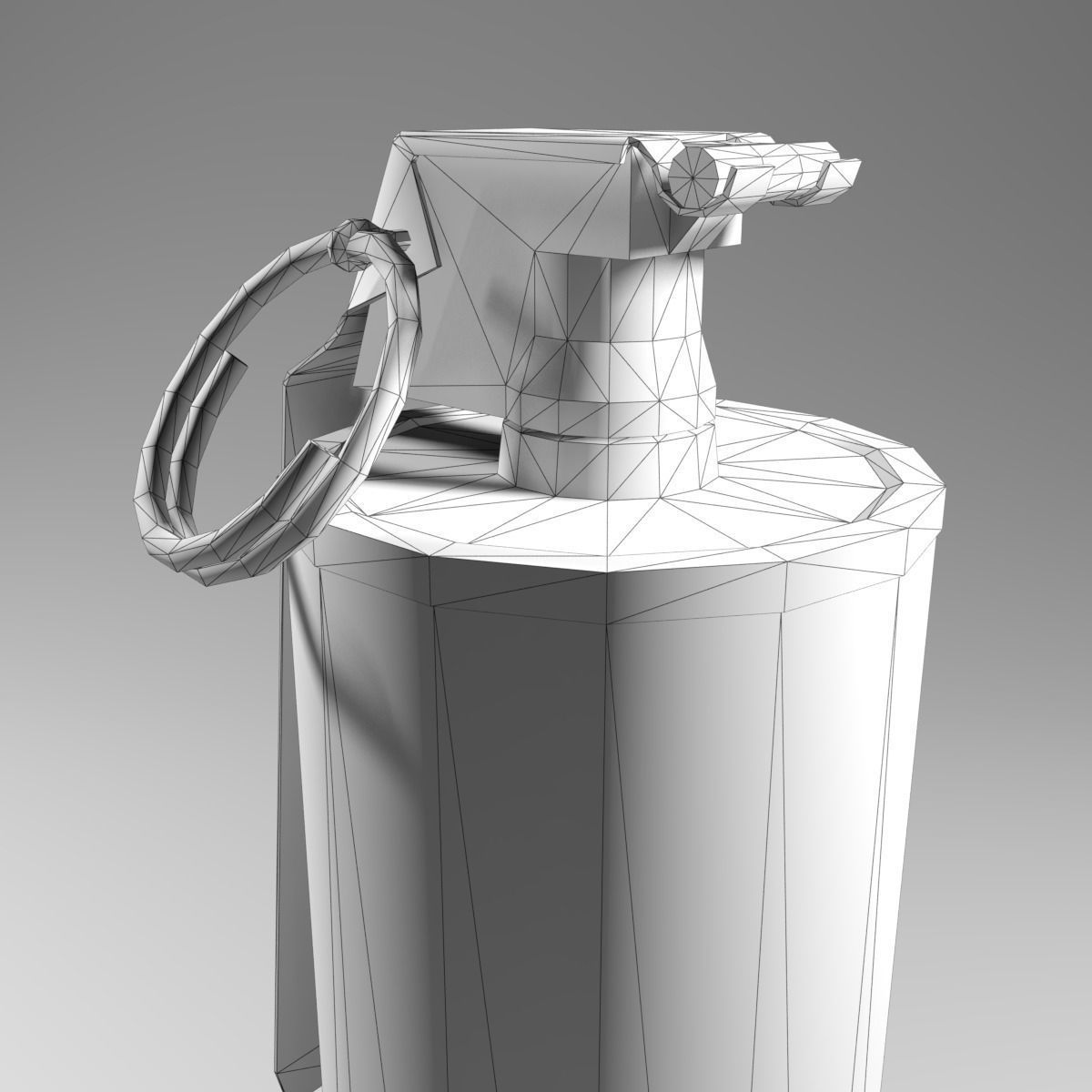 M18 Smoke Grenade Low-poly 3D model_17