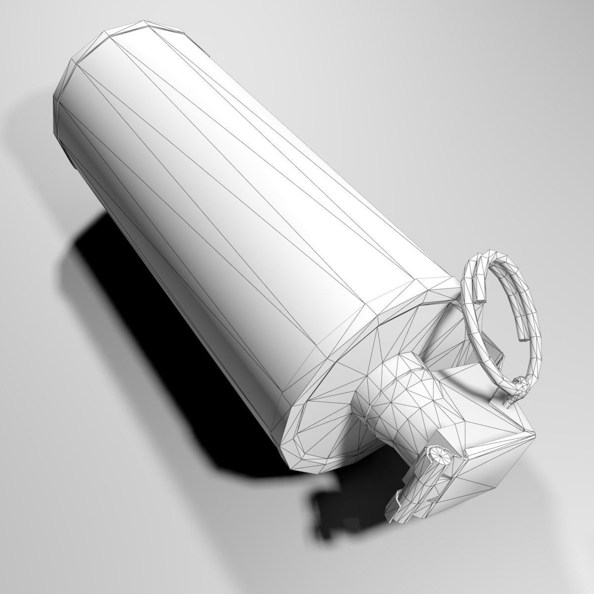 M18 Smoke Grenade Low-poly 3D model_16
