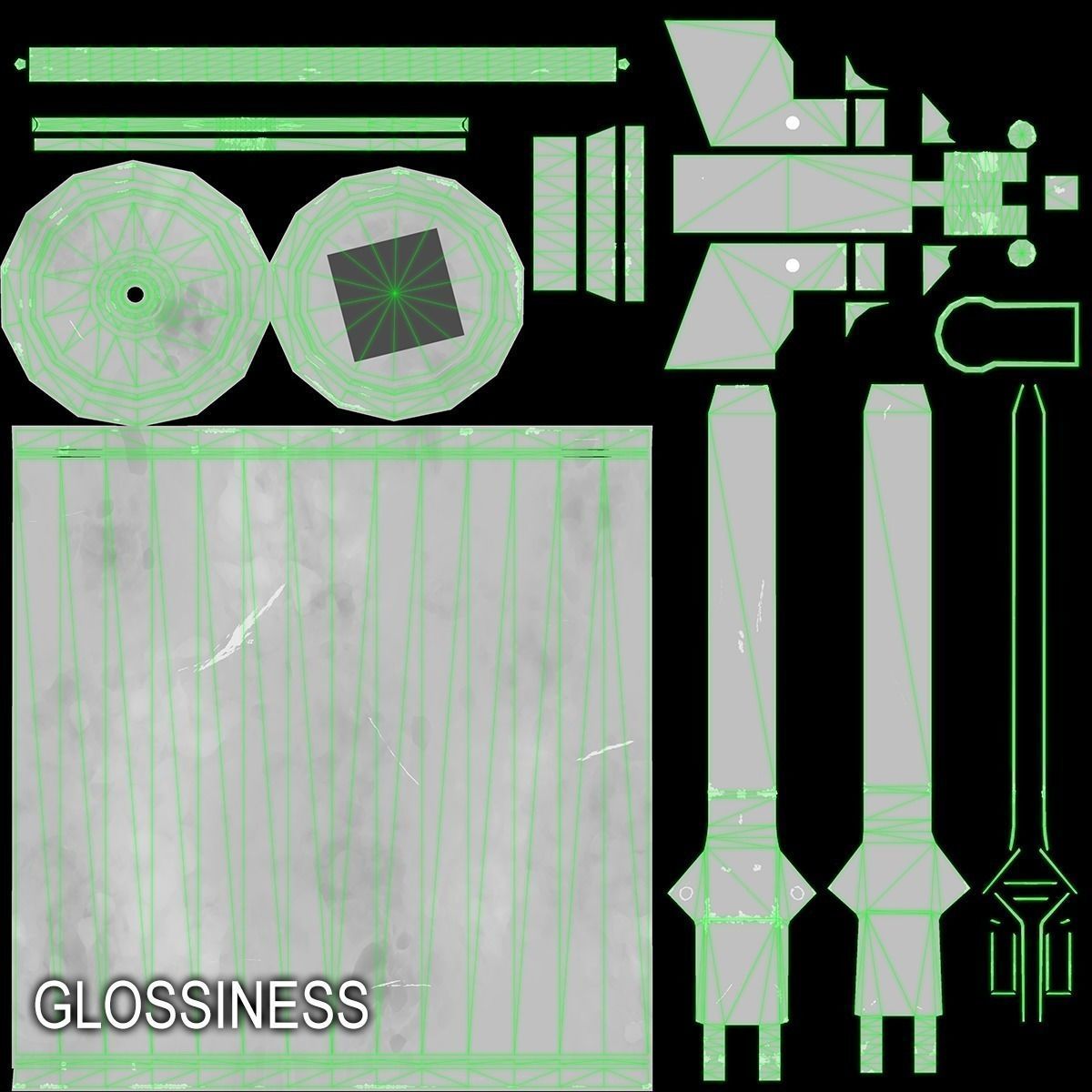 M18 Smoke Grenade Low-poly 3D model_21