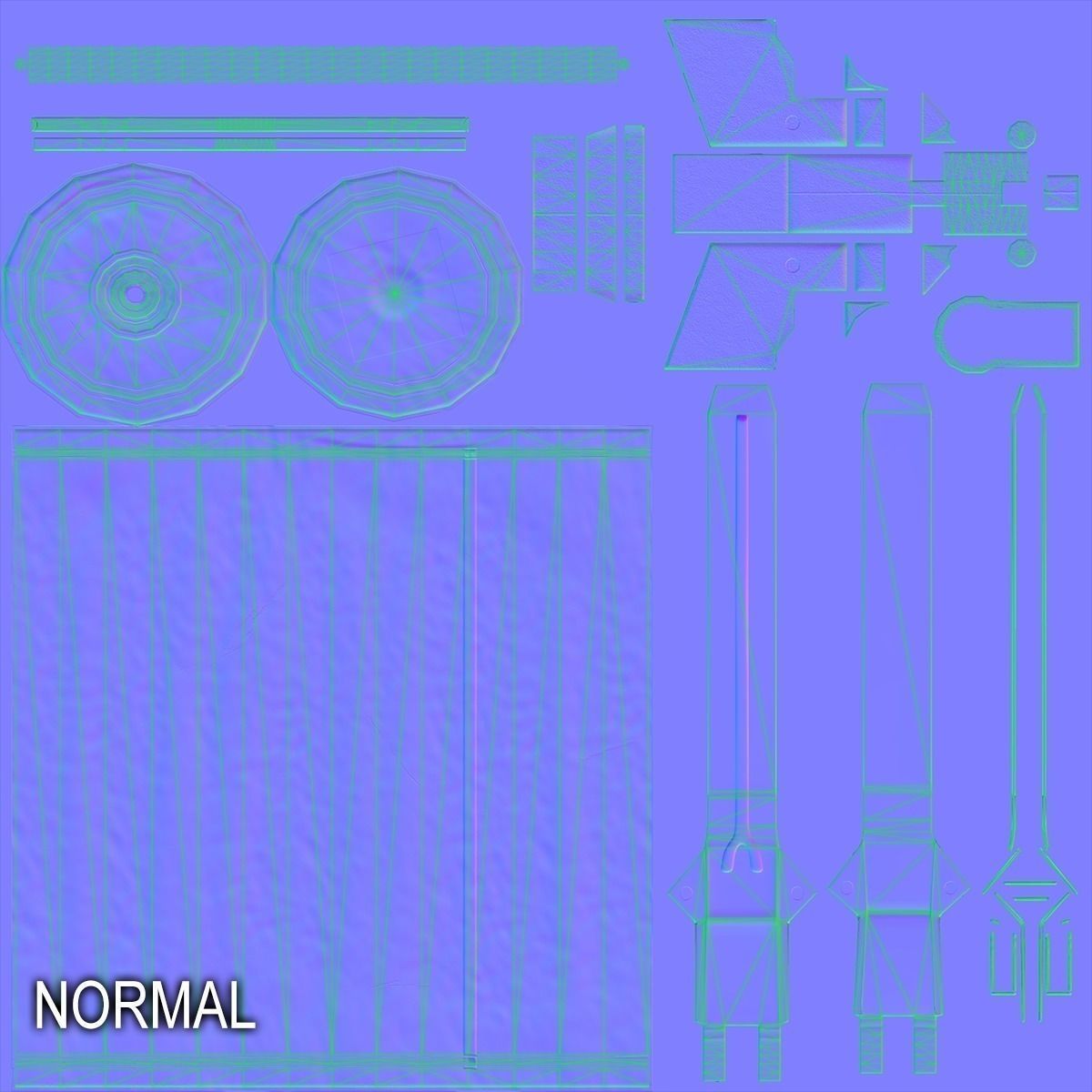 M18 Smoke Grenade Low-poly 3D model_19