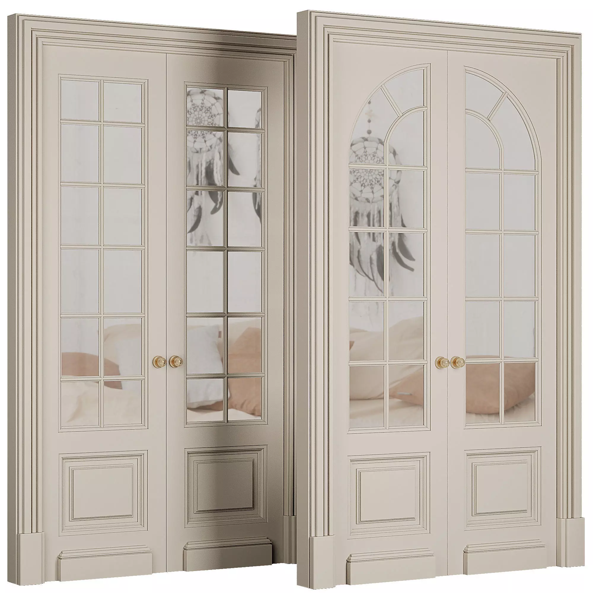 Entrance door set255 3D model