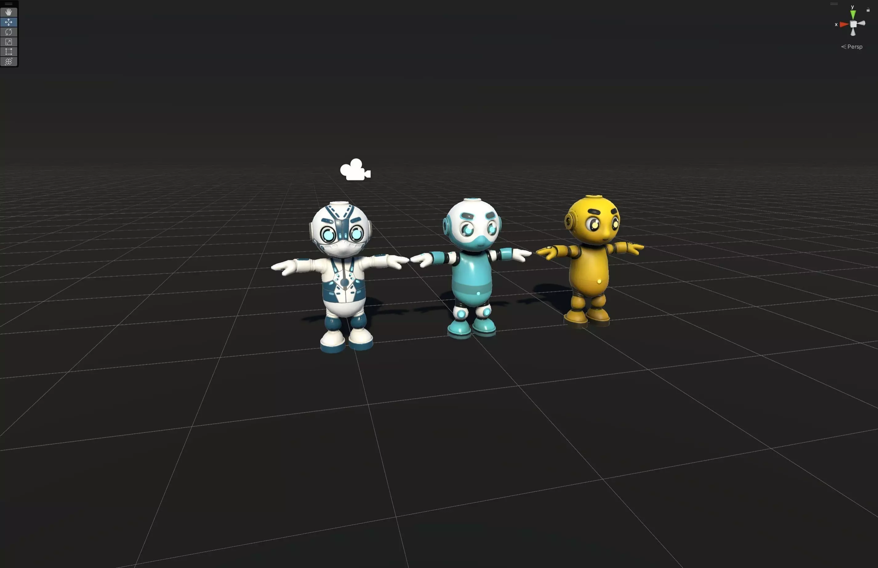 Minirobotic6 Low-poly 3D model_15