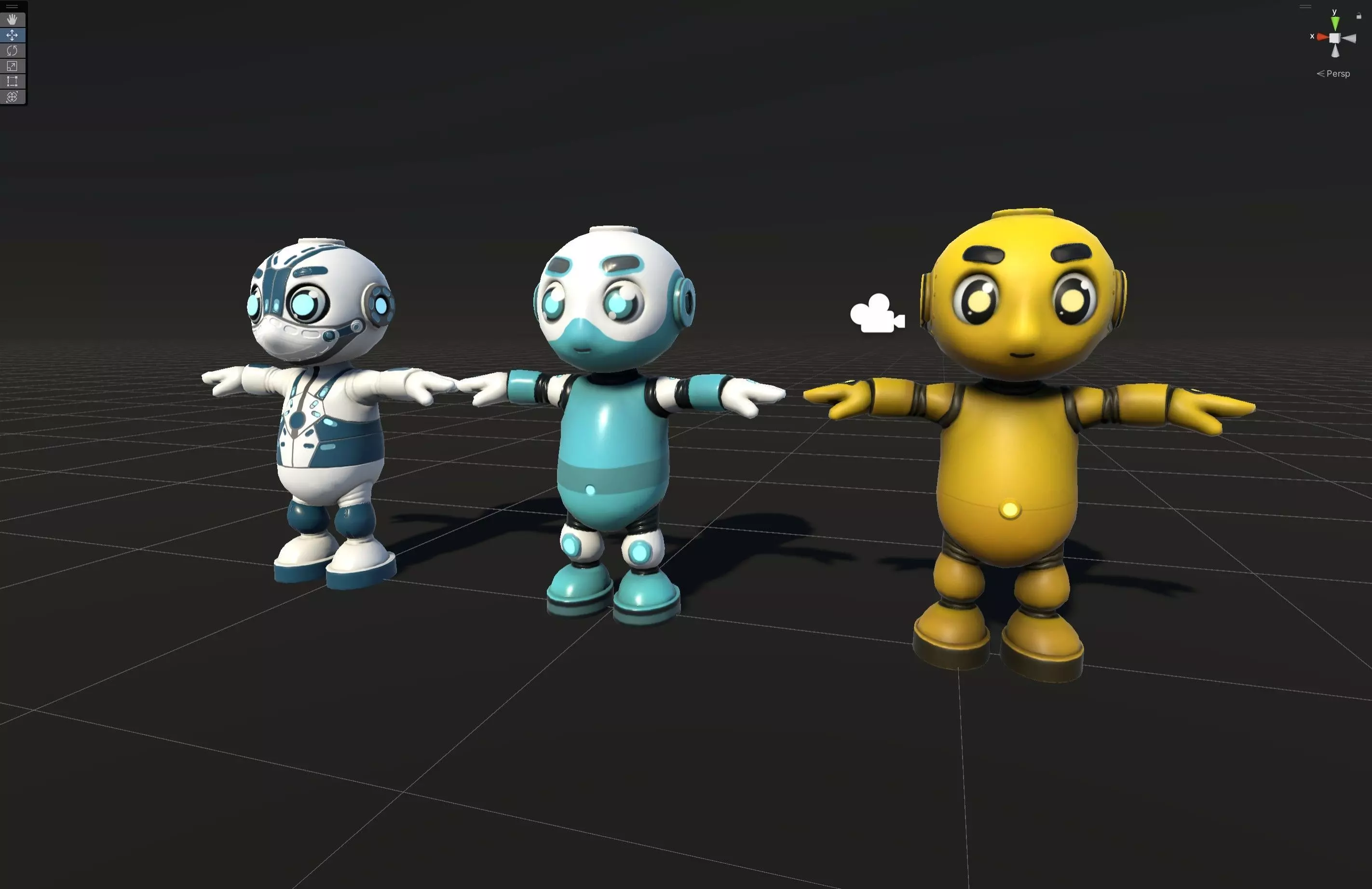 Minirobotic6 Low-poly 3D model_17