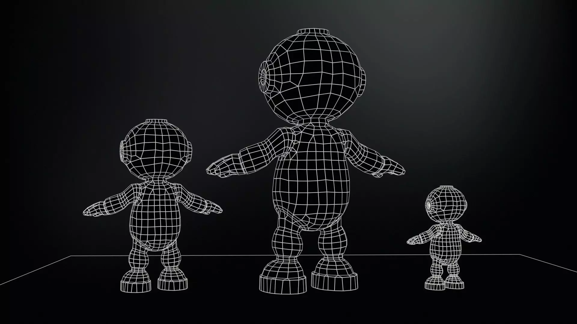 Minirobotic6 Low-poly 3D model_14