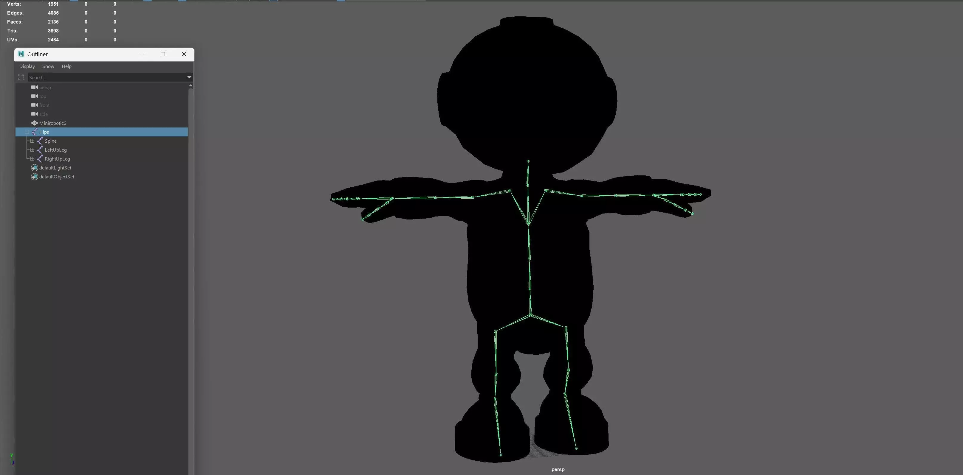 Minirobotic6 Low-poly 3D model_19