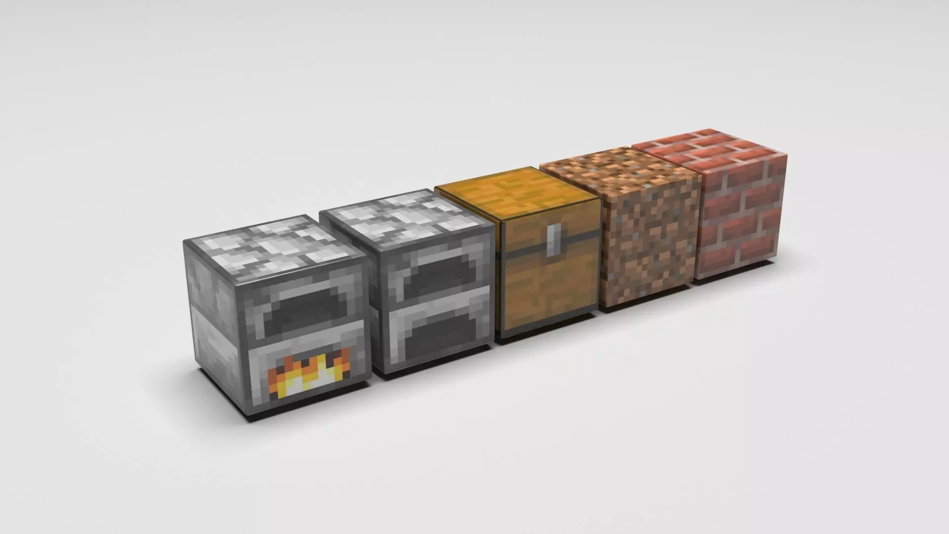 Minecraft Magnetic Blocks Set 3D print model_7