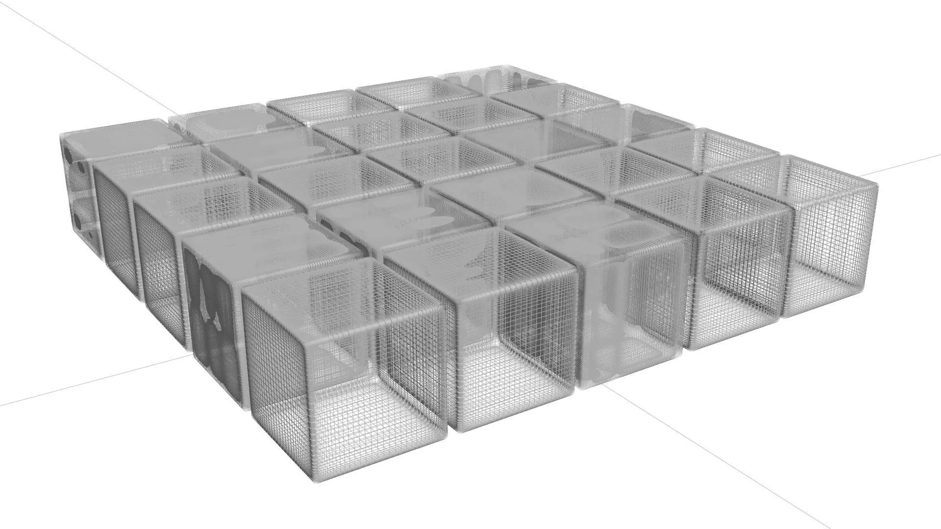 Minecraft Magnetic Blocks Set 3D print model_13