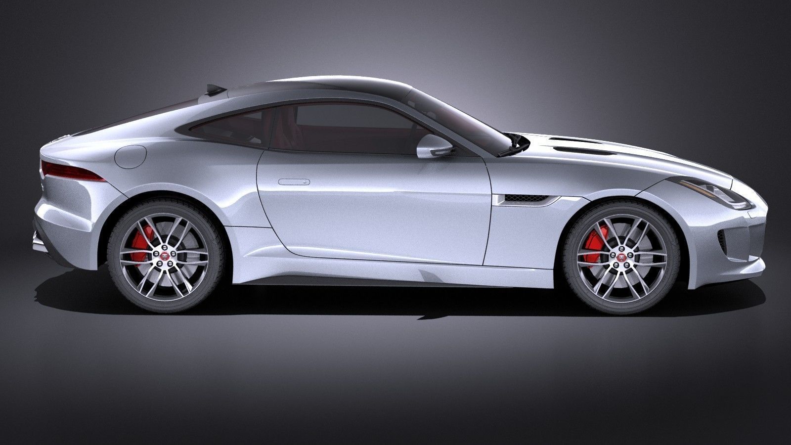 Jaguar F-Type R Coupe 2015 VRAY 3D model_6