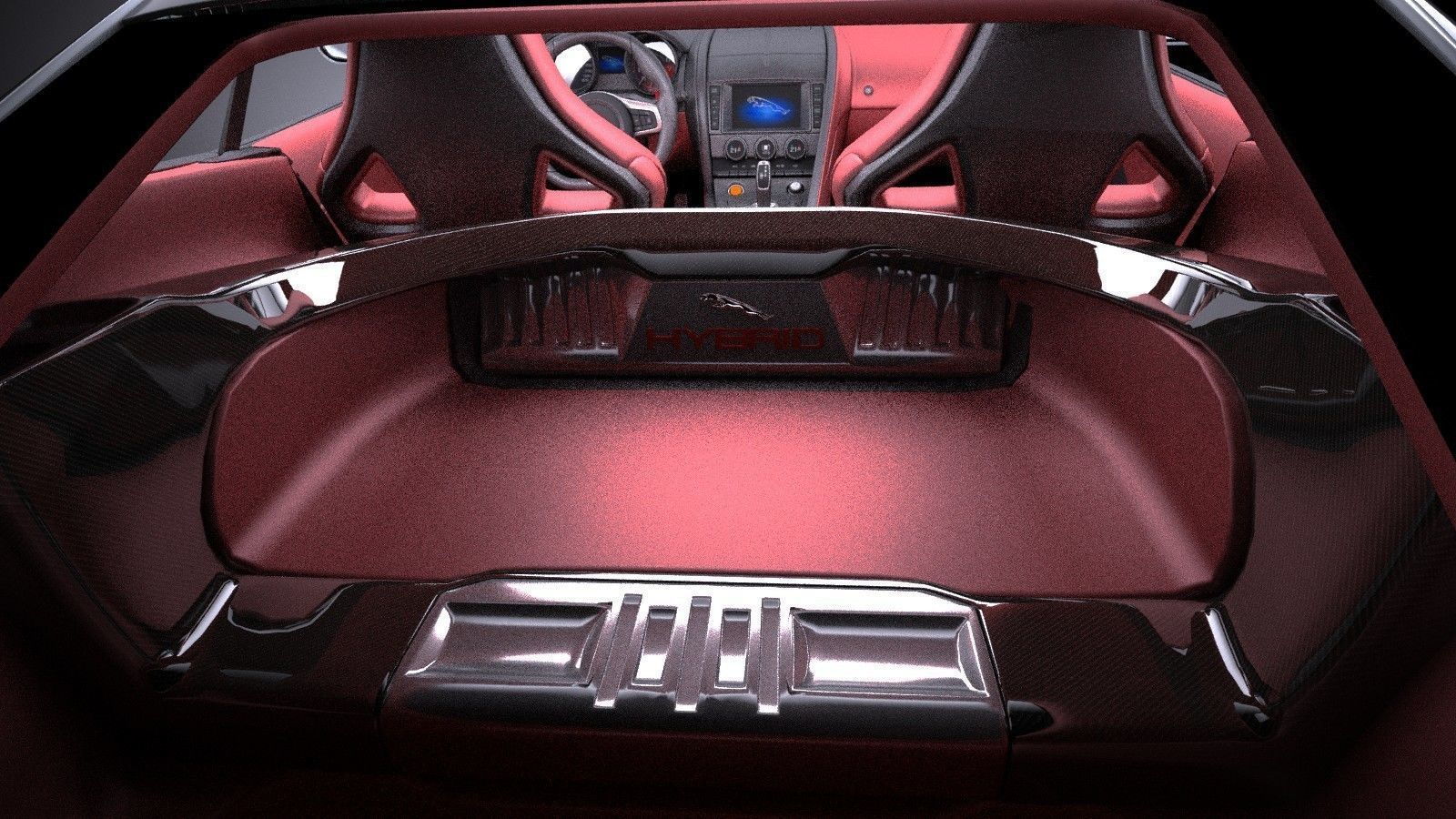 Jaguar F-Type R Coupe 2015 VRAY 3D model_15