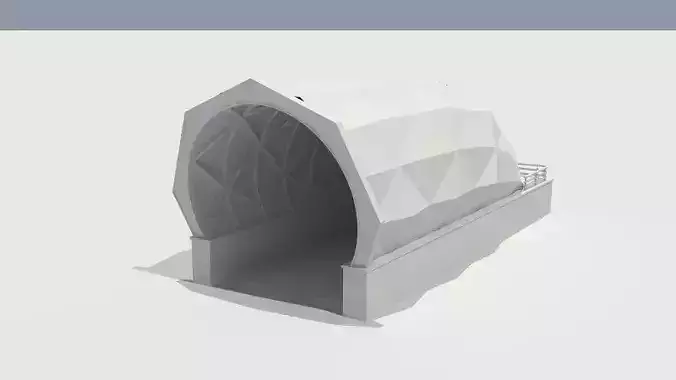 SUBWAY STATION GATE Free 3D model