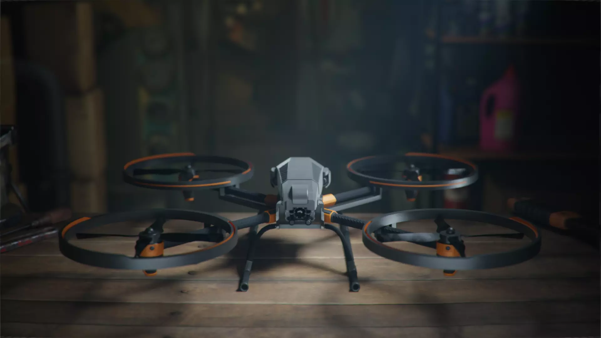 Drone  SKY-12R 3D model_2