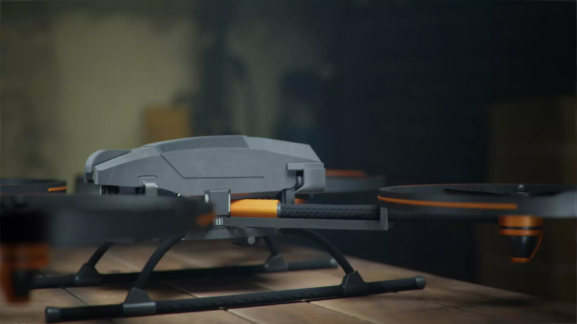 Drone  SKY-12R 3D model_3