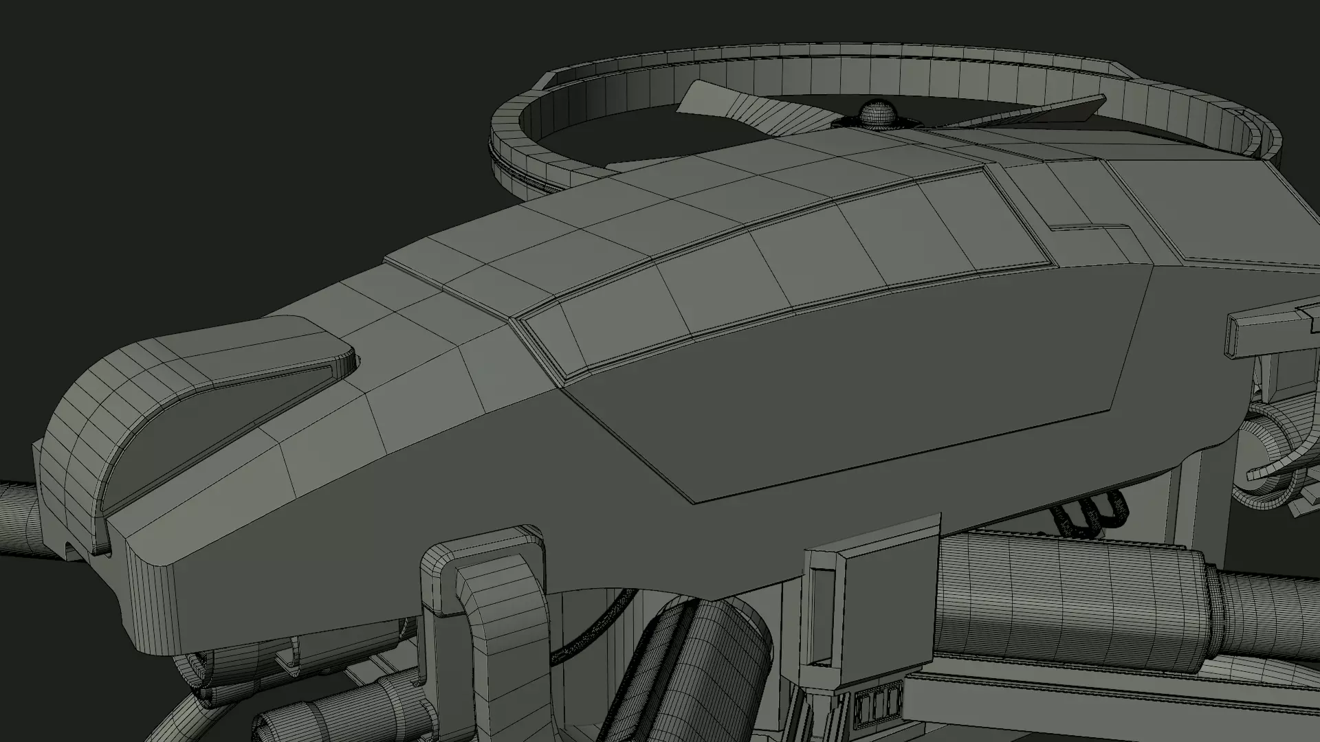 Drone  SKY-12R 3D model_6