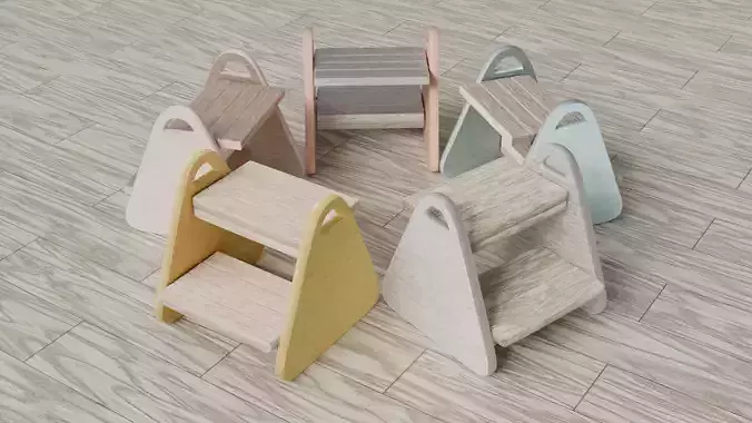 Kids Step Stool Bundle  5 Unique Variations