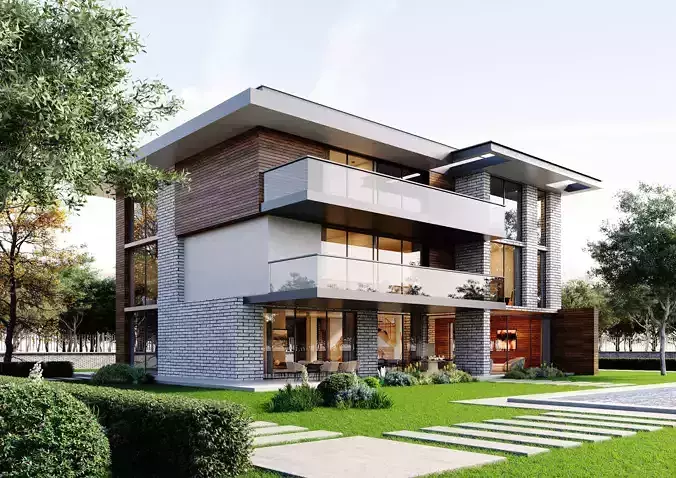 Villa House 3D model