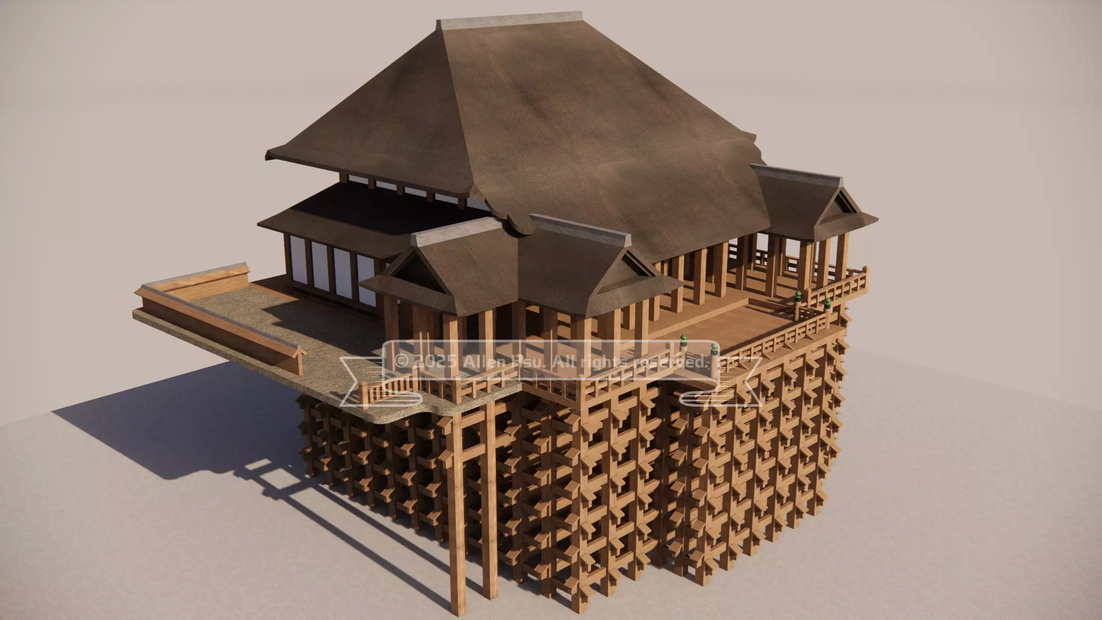 Kiyomizu-dera Temple 3D model_18