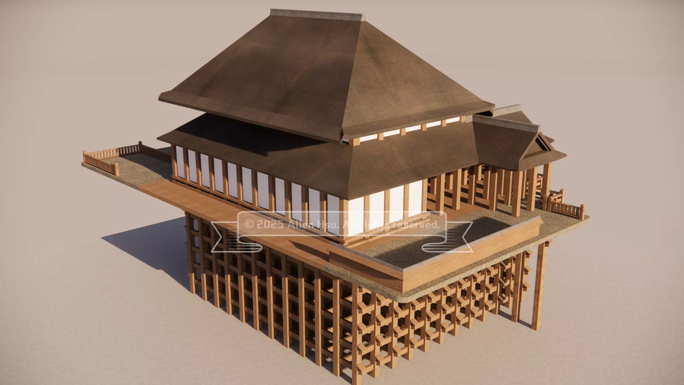 Kiyomizu-dera Temple 3D model_3