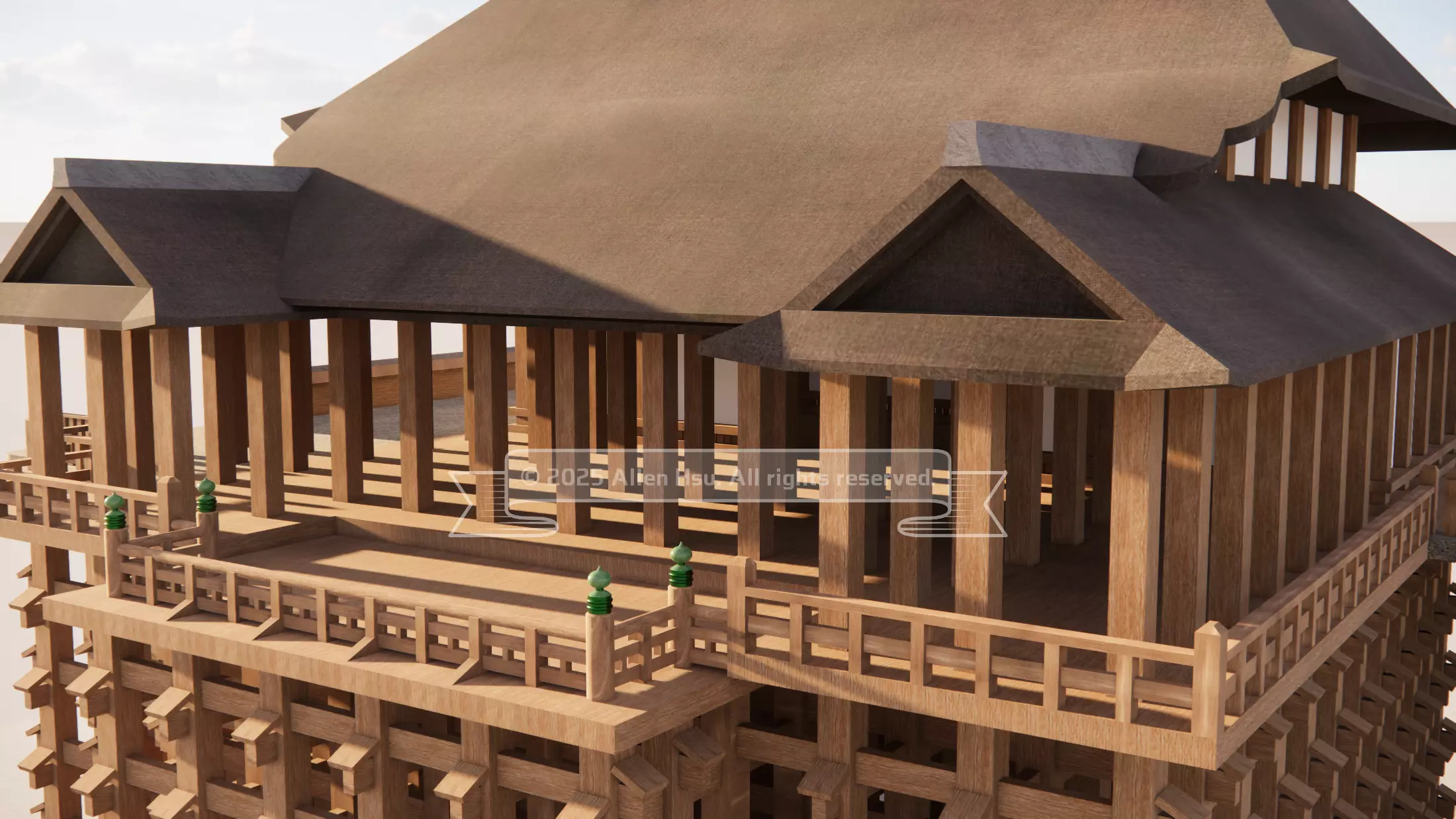 Kiyomizu-dera Temple 3D model_6