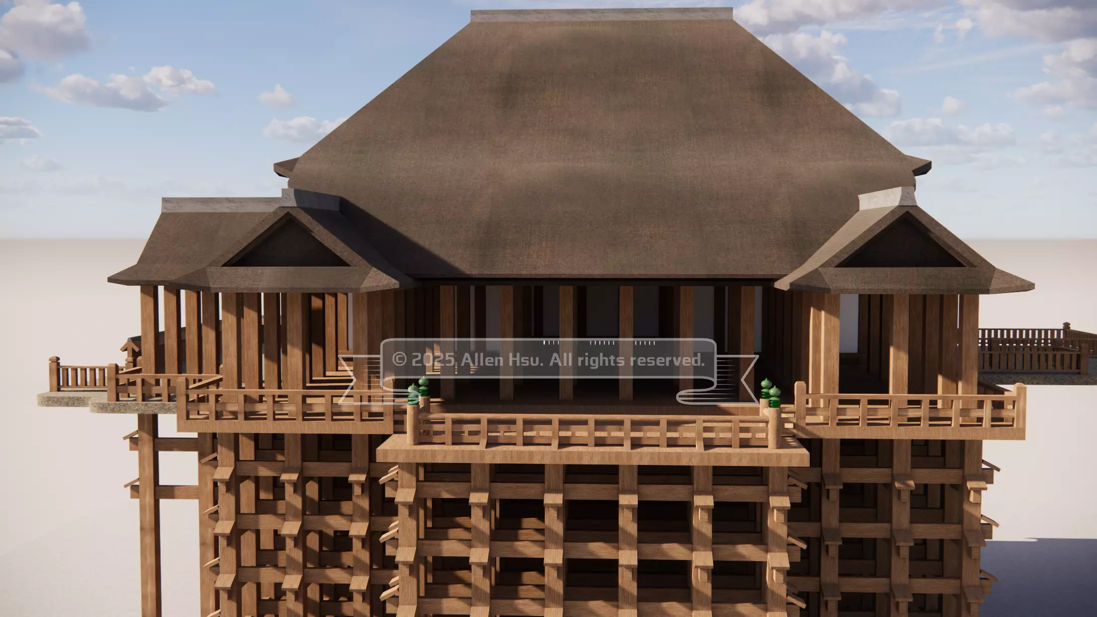 Kiyomizu-dera Temple 3D model_11