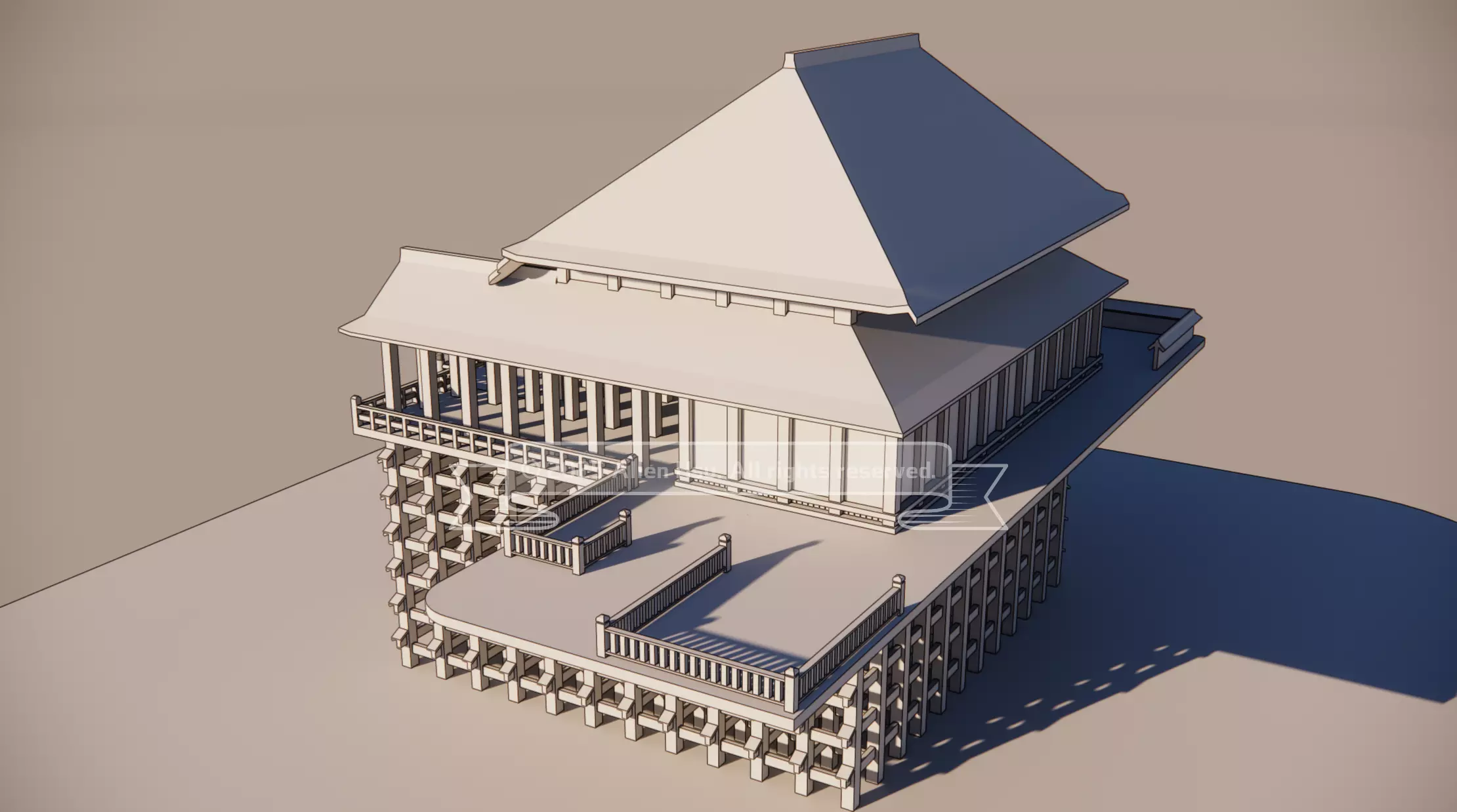 Kiyomizu-dera Temple 3D model_26