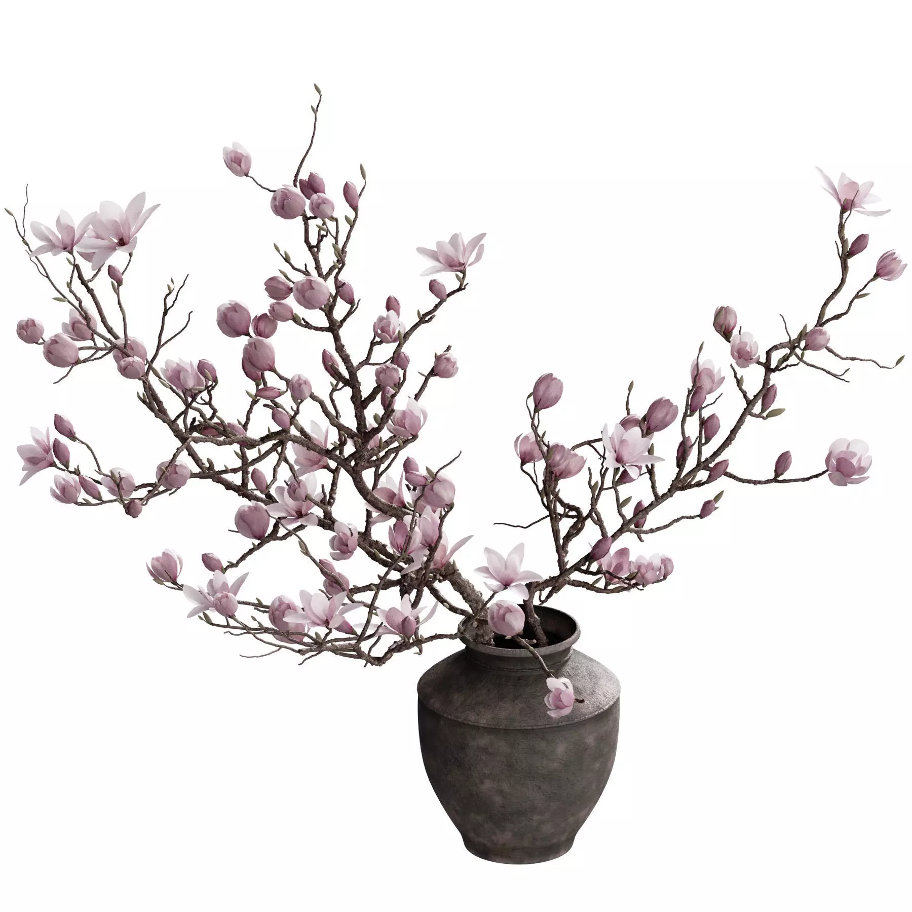 Flower In Vase 94 3D model_3