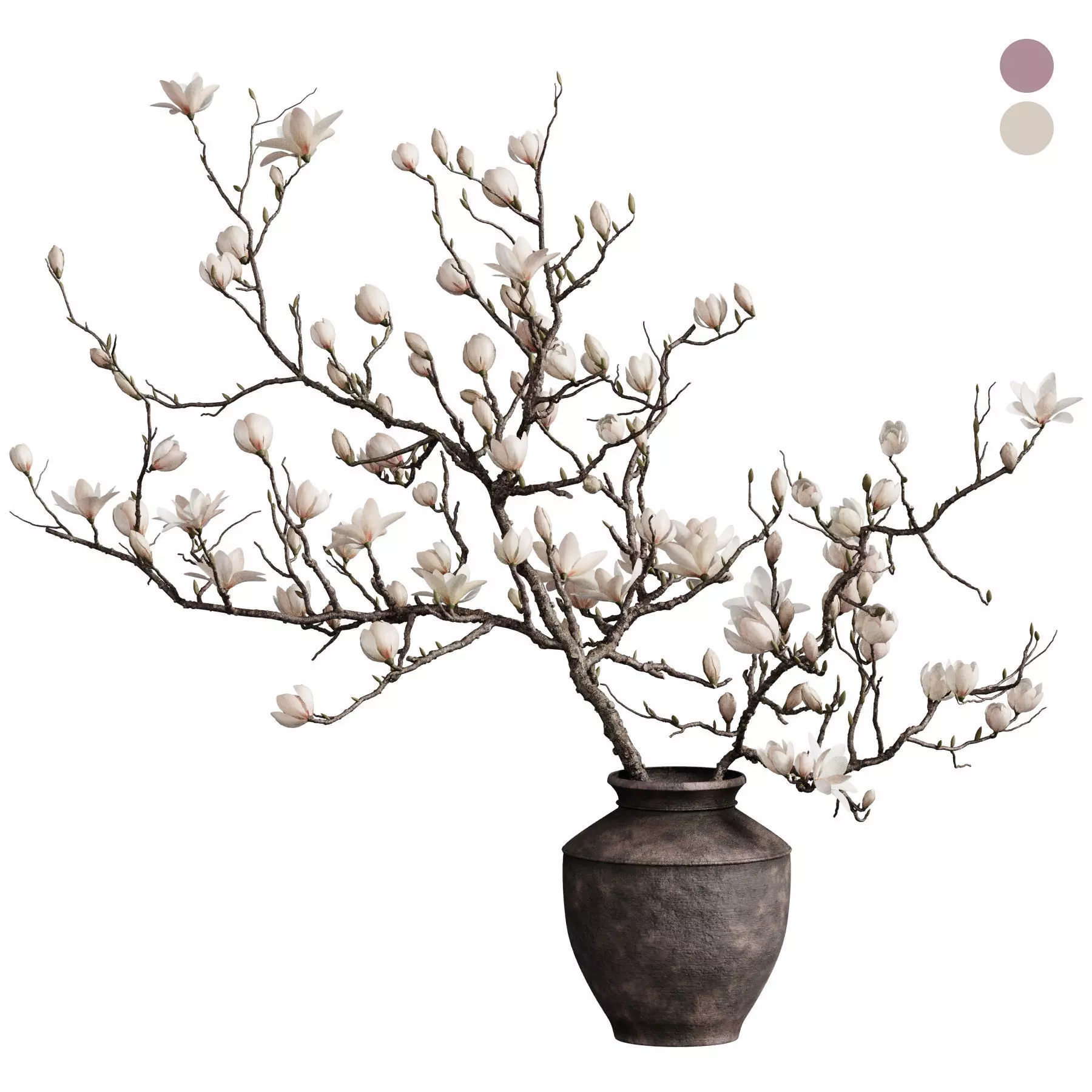 Flower In Vase 94 3D model_0