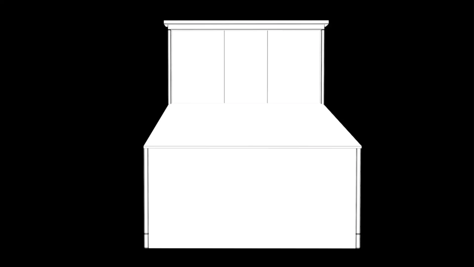 Wooden House Low-poly 3D model_7