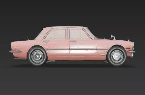 M Benz W108 W109 Classic Car 3D Model 3D print model_27