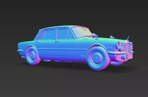 M Benz W108 W109 Classic Car 3D Model 3D print model_17