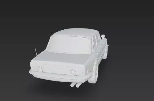 M Benz W108 W109 Classic Car 3D Model 3D print model_9