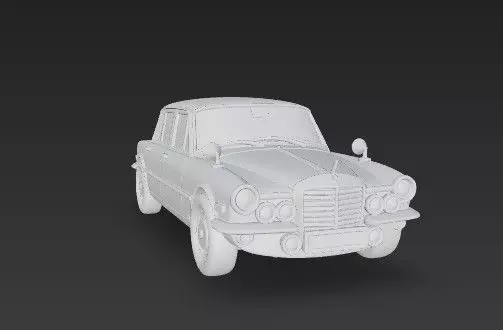 M Benz W108 W109 Classic Car 3D Model 3D print model_6